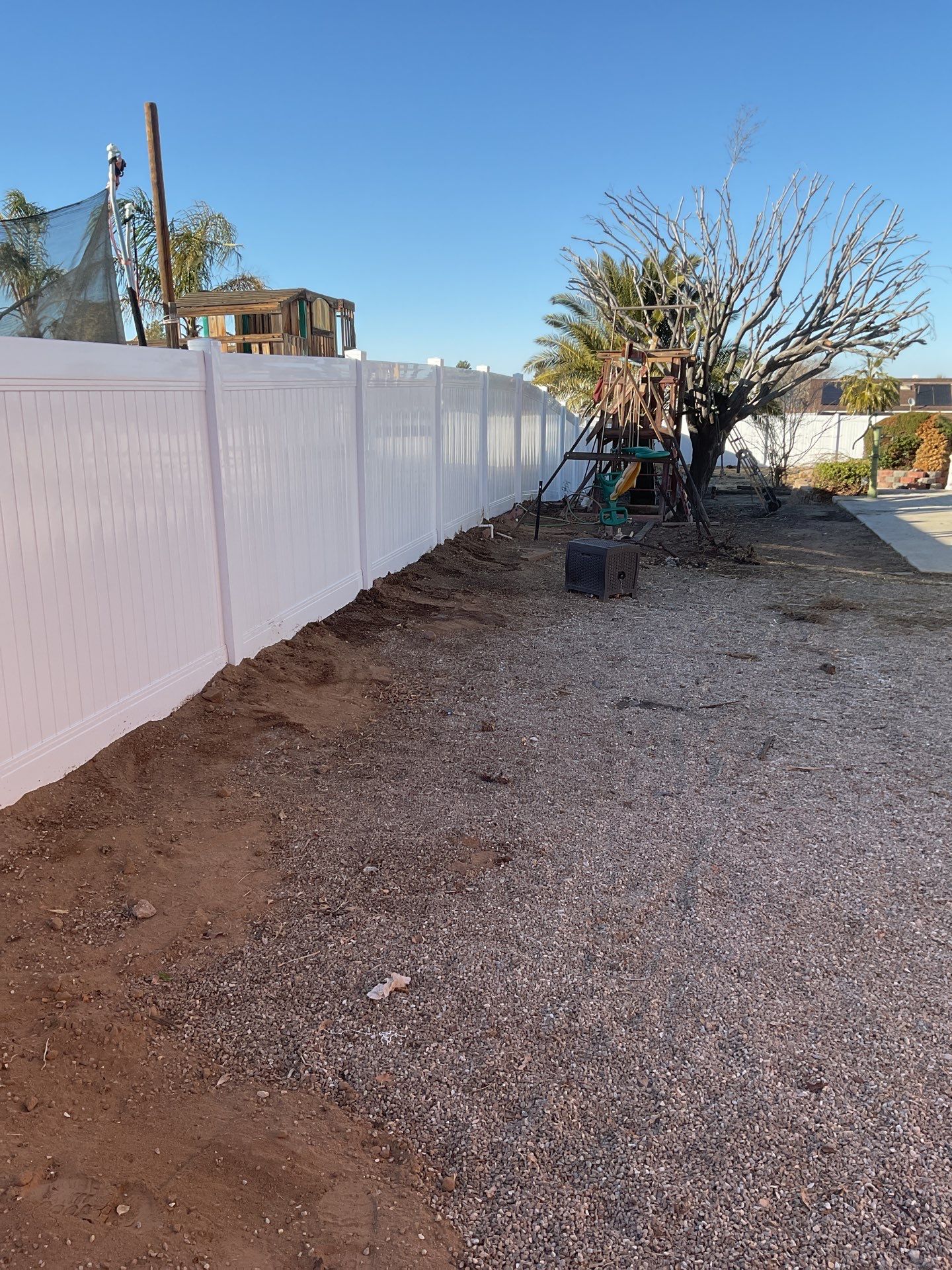 Fence Installation using Vinyl by Fence Guys Inc.