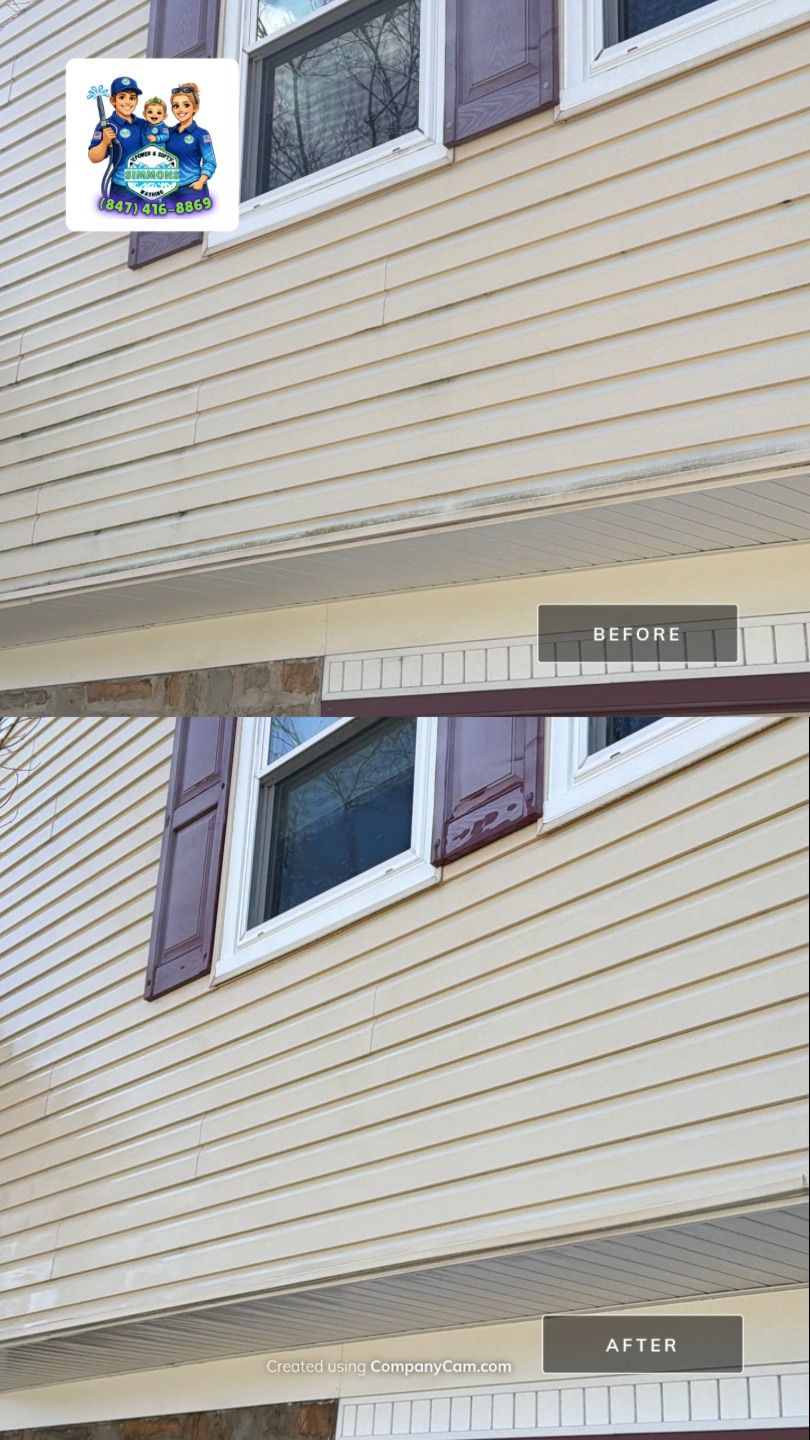 Project in Schaumburg by Simmons Power & Soft Washing