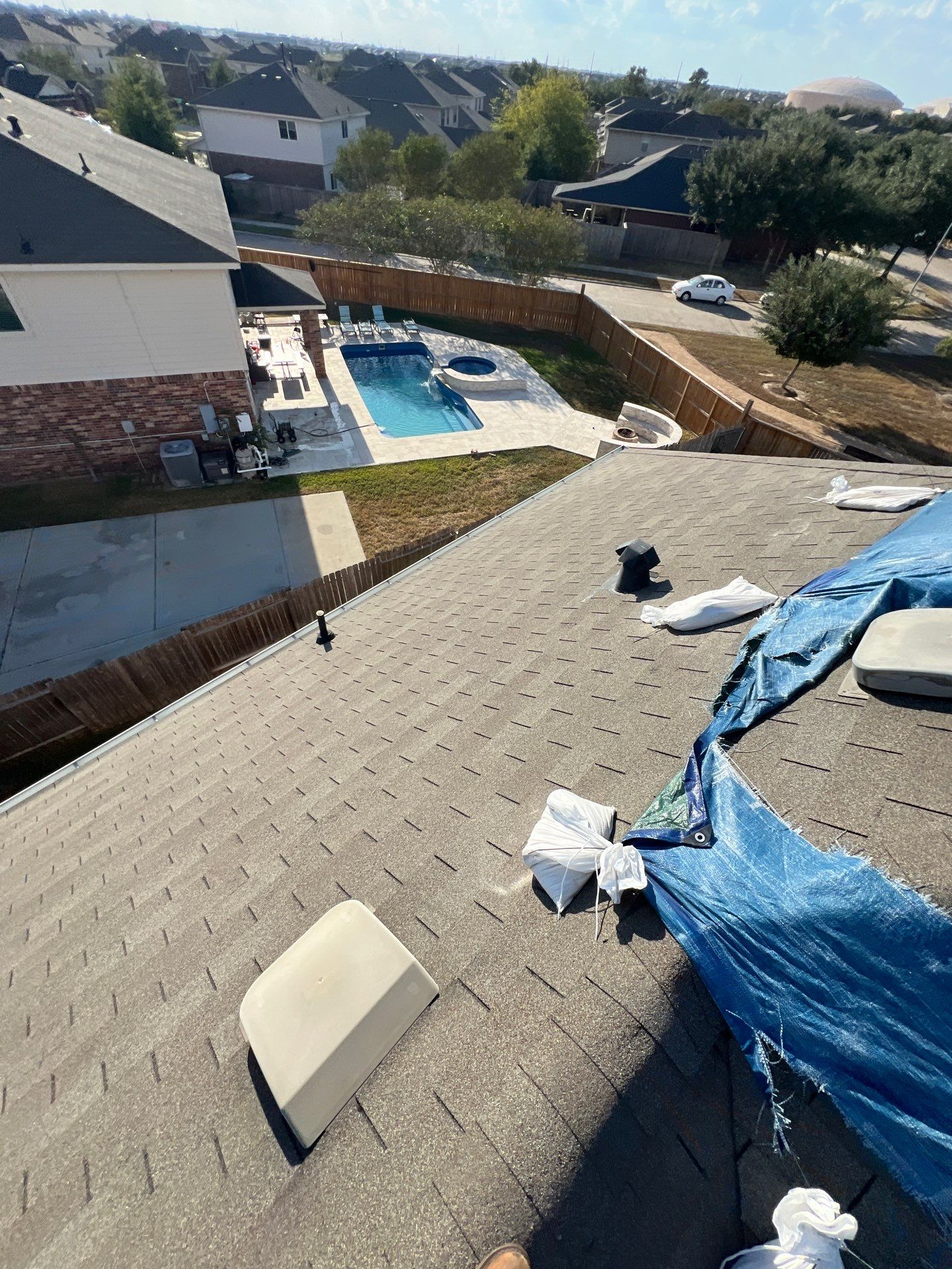 Residential Roofing Repair using Owen's Corning Duration (Lifetime) Shingles by Roof Repair Company