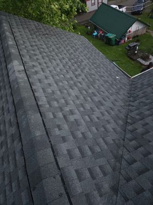 Residential Roofing Installation using GAF Timberline HDZ Williamsburg Slate
