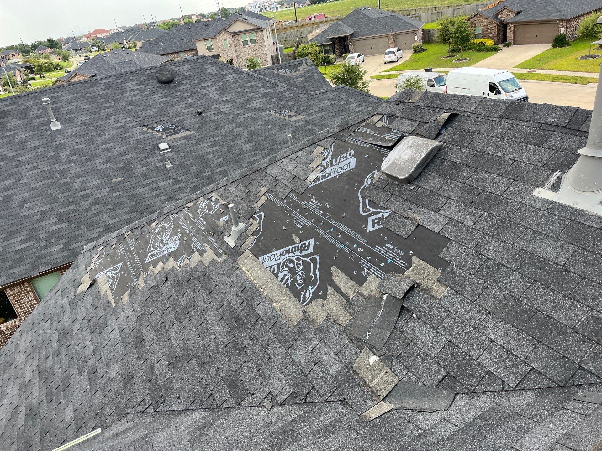 Residential Roofing Repair using Owen's Corning Duration (Lifetime) Shingles by Roof Repair Company
