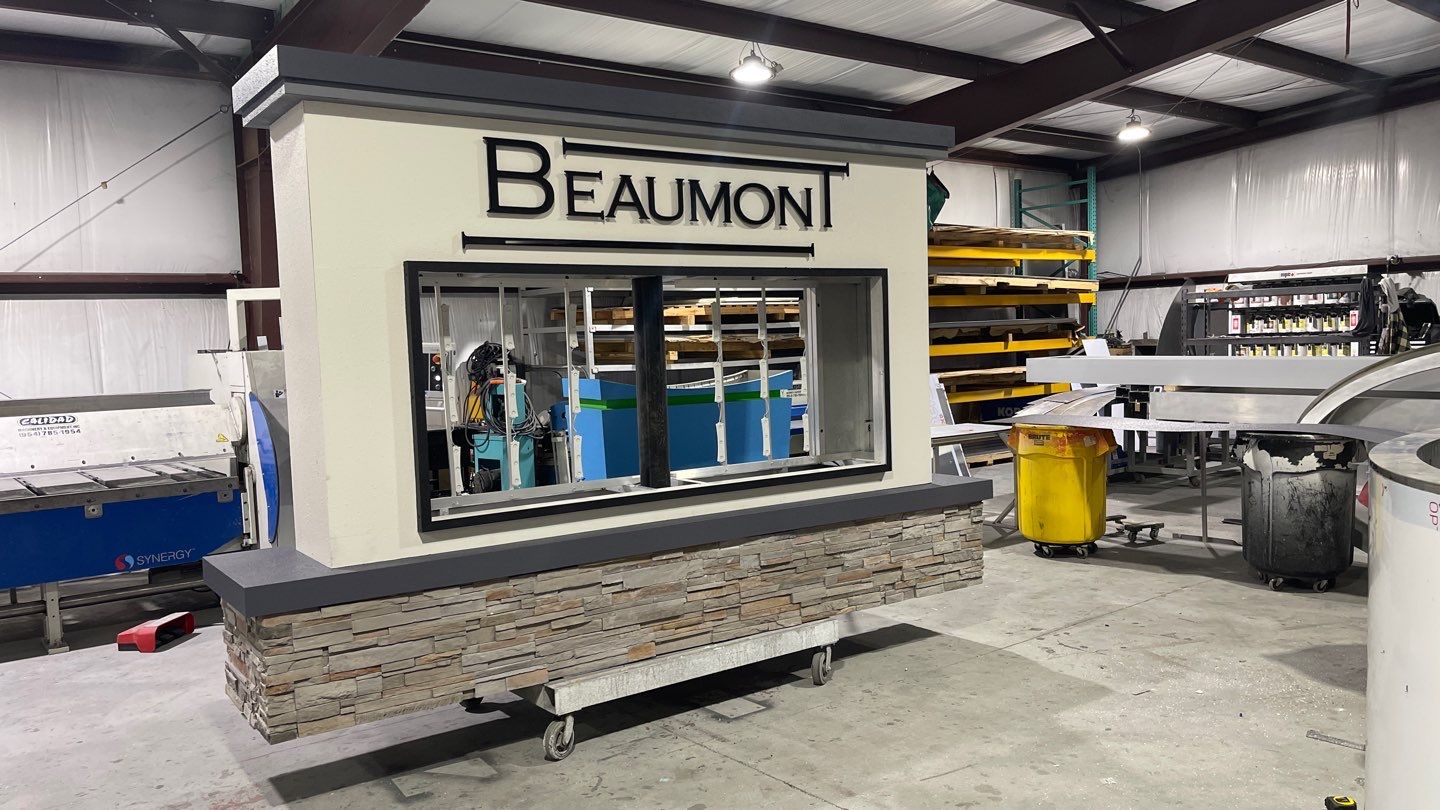 Monument Sign for Beaumont by SignCrafters