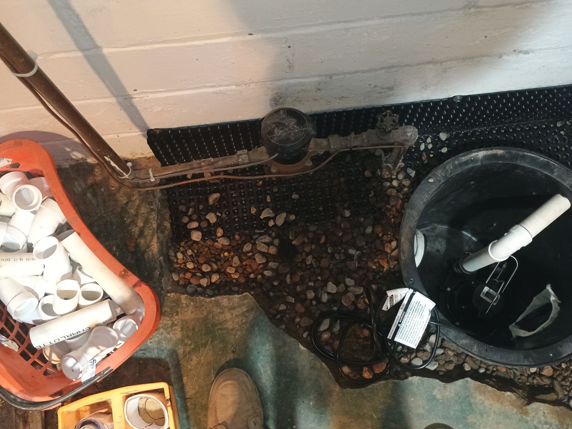 Sump Pump & Buried Discharge in Northeast Minneapolis by Waterproofing Northeast