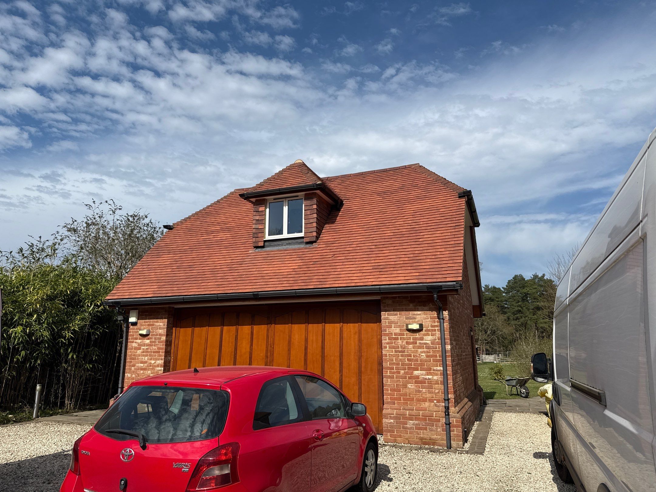 Roof Clean - Moss Removal - Gutter Clean using Honda 15lpm Low Pressure Washing Machine by Ges Exterior Cleaning ltd