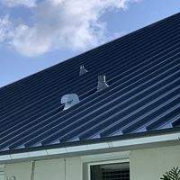 24ga 1.5" Snap-Lock Charcoal Gray  by Total Roofing System The Metal Roof Experts