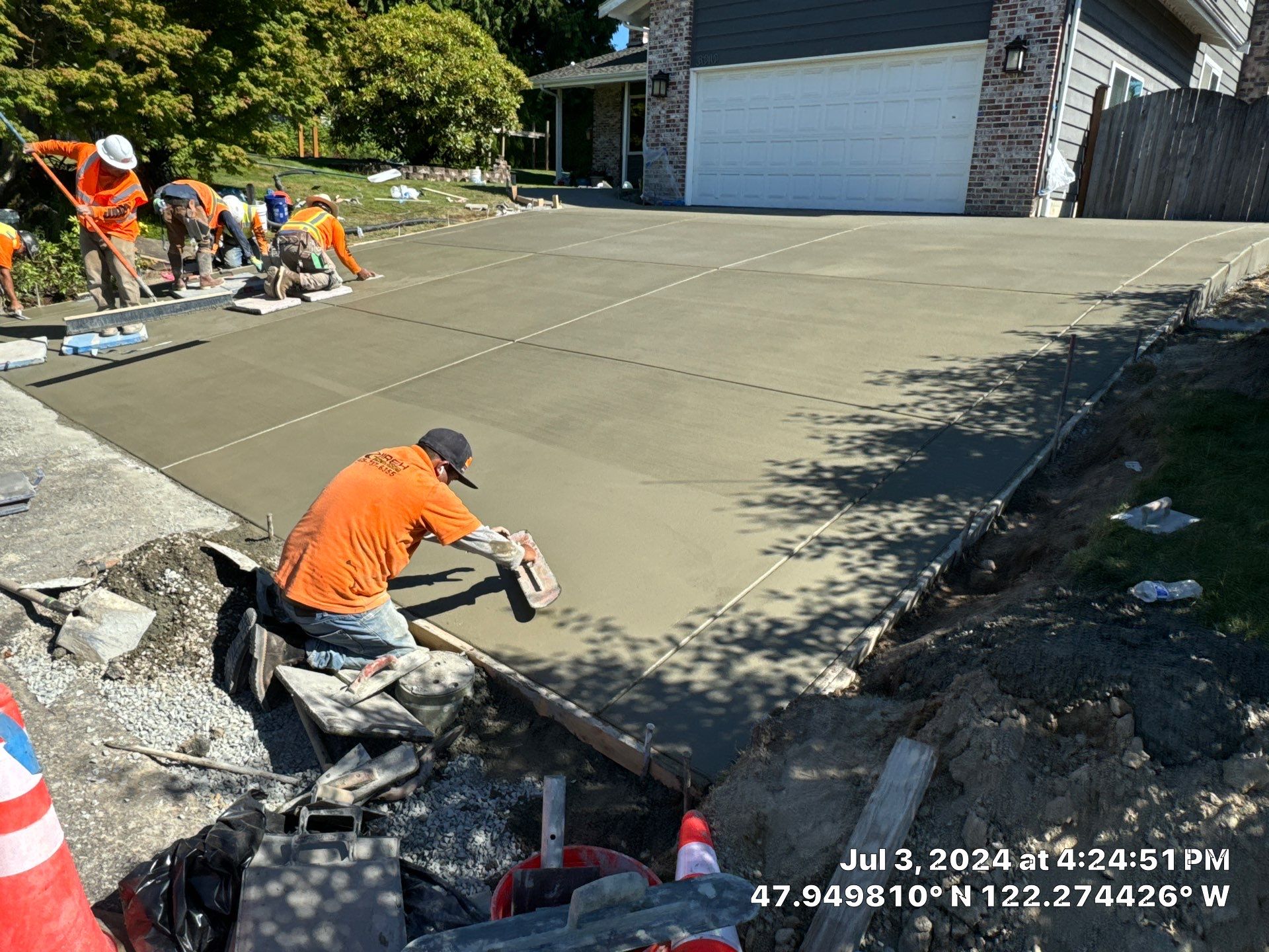 Jacob | Concrete Driveway  by Jireh Asphalt & Concrete Inc 
