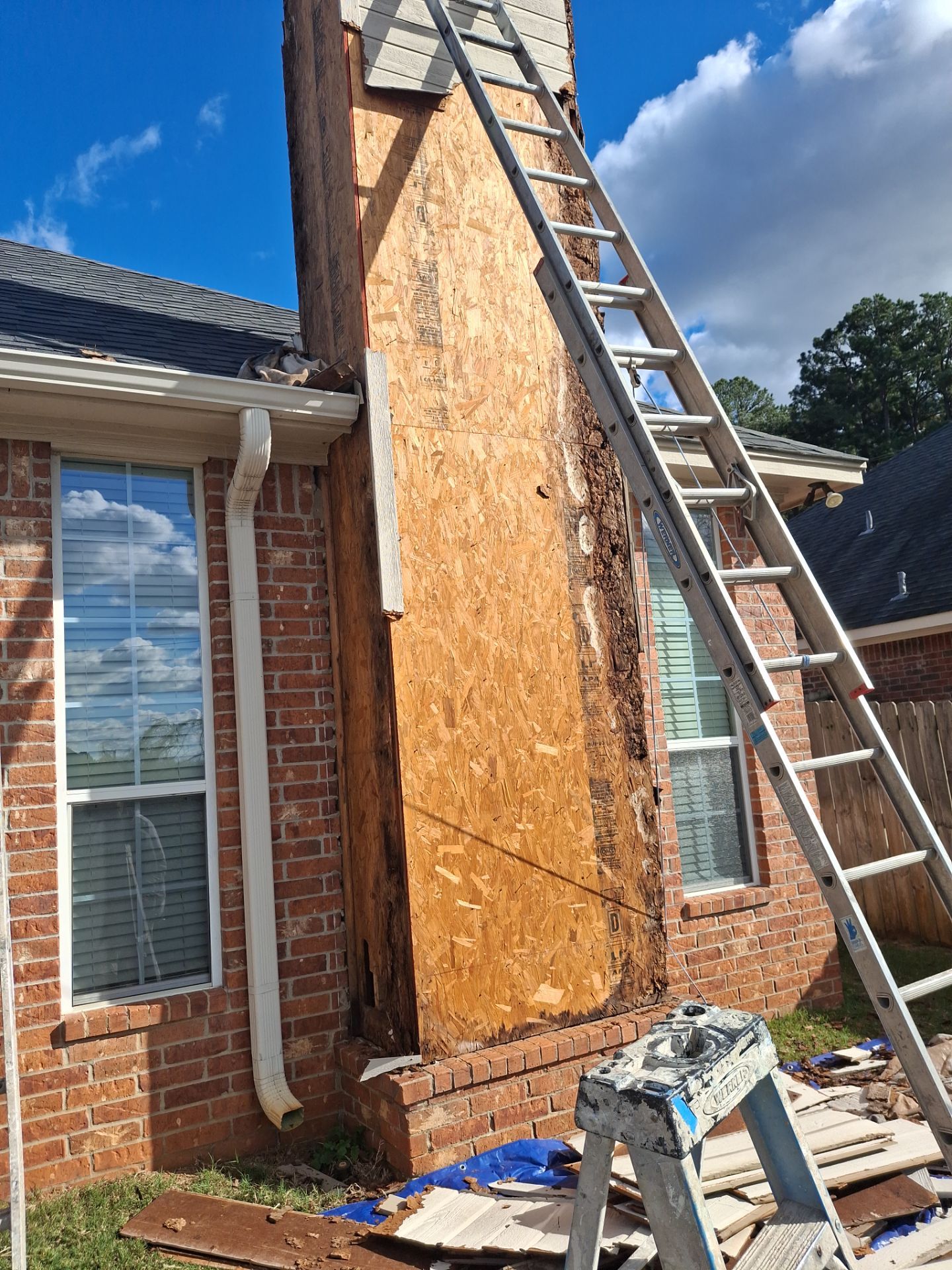 Exterior Painting & Chimney Restoration in Tyler, TX by Quality Coats Painting