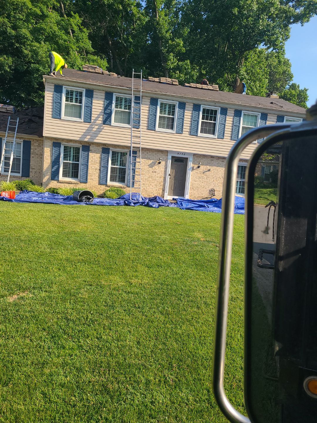 Vienna: Roof Replacement with CertainTeed Landmark Designer Shingles in Moire Black by RM Banning, Inc.