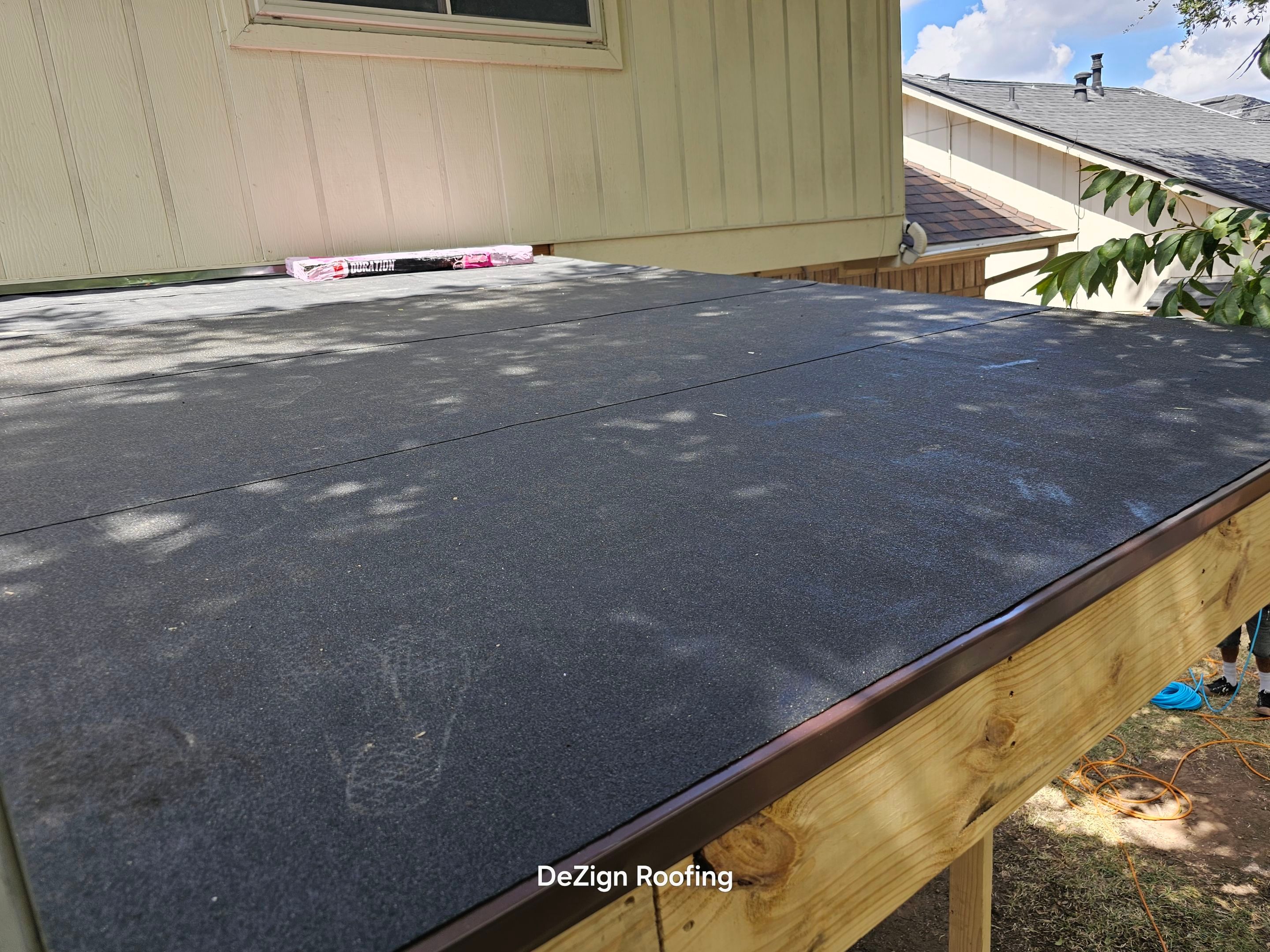 Beautiful New Covered Patio by DeZign Roofing & Exteriors