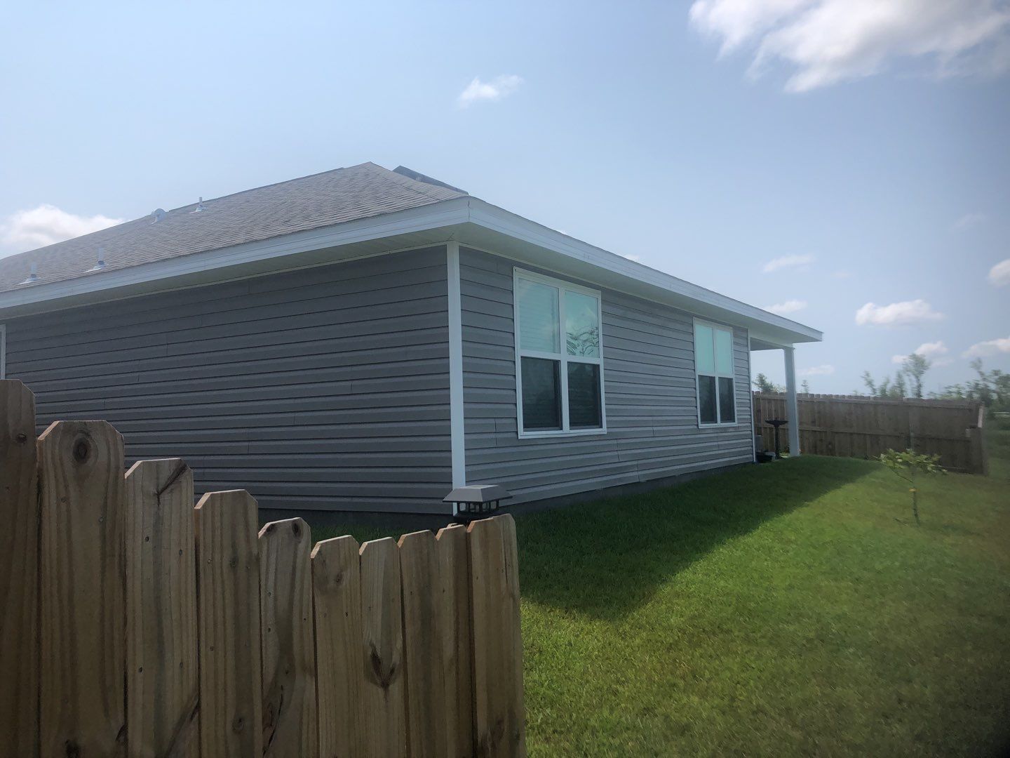 Gutter Installation using K-Style Seamless Gutters and Soffit and Fascia Replacement by Gutter Professors