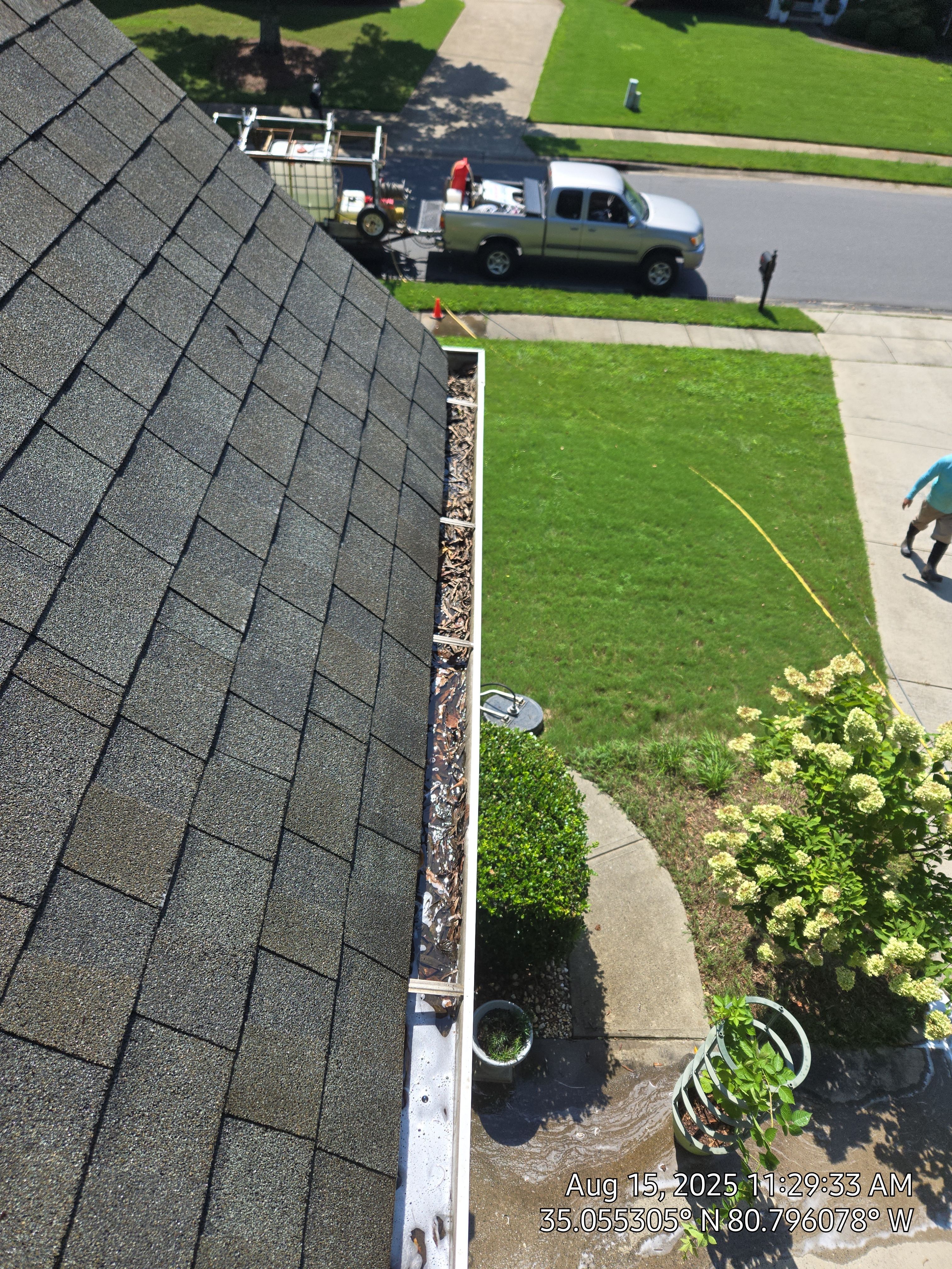 Gutter Cleaning and House wash by G&H Home Tech Pros LLC