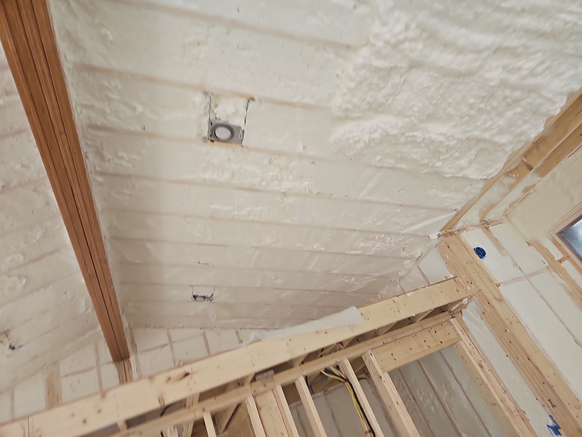 Spray Foam Insulation using open cell spray foam by NYS Foam & Energy