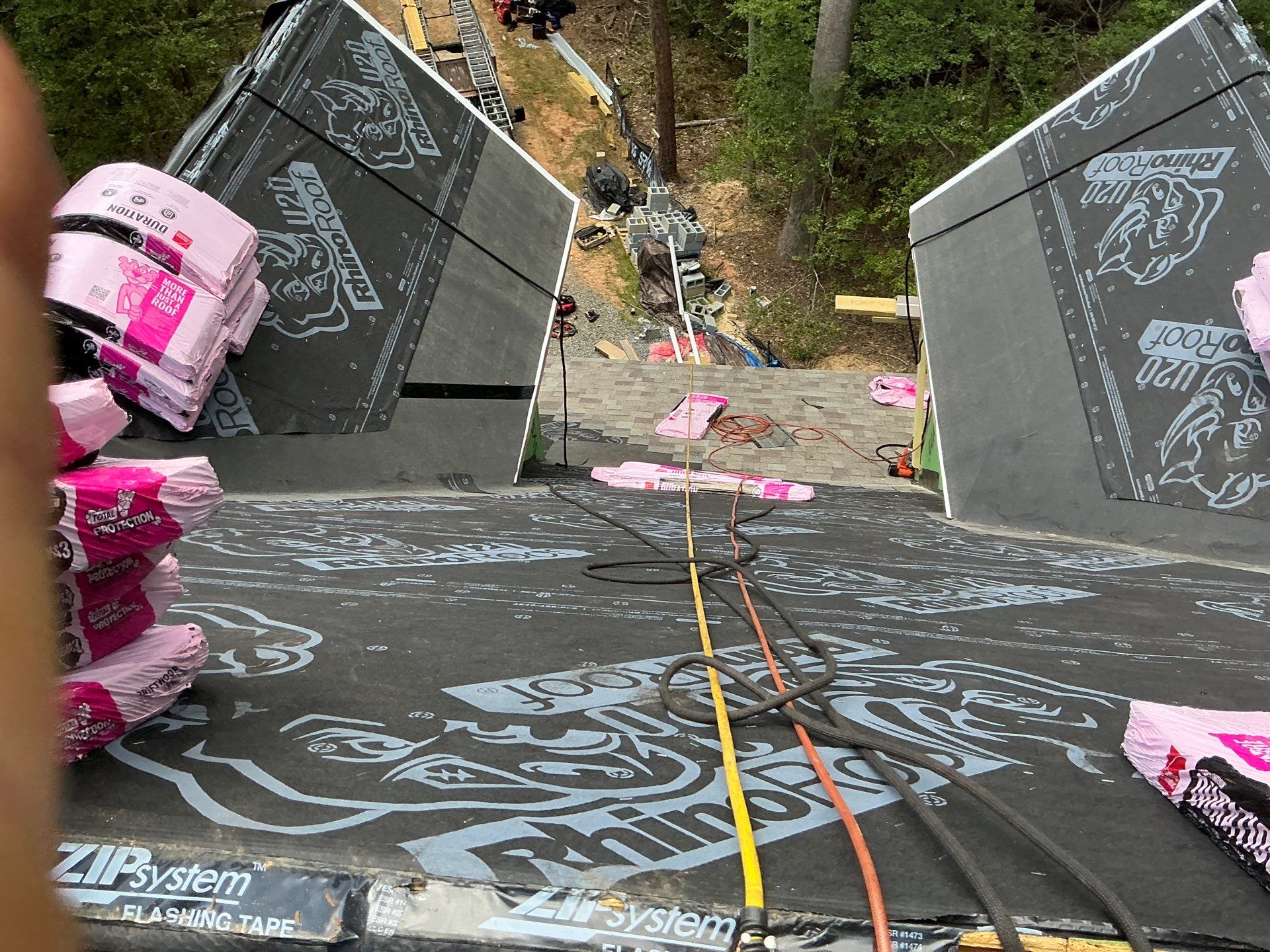 Custom New Home Roof Install in Heathsville by Cade Construction