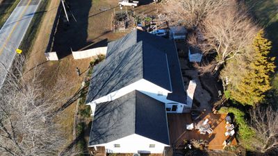 Residential Multi Structure Roof + Gutters & Downspouts Install