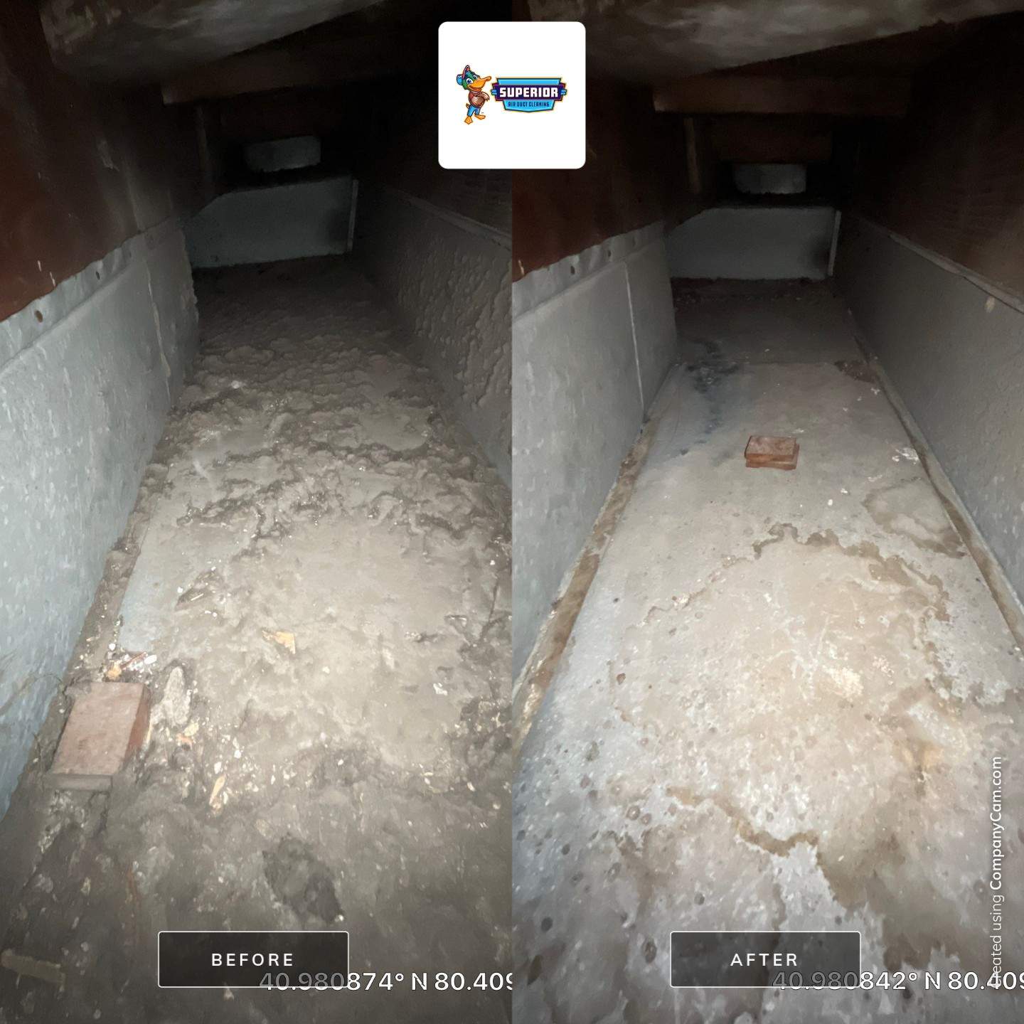 Air Duct Cleaning With a Vacuum Truck in New Castle, PA by Superior Air Duct Cleaning