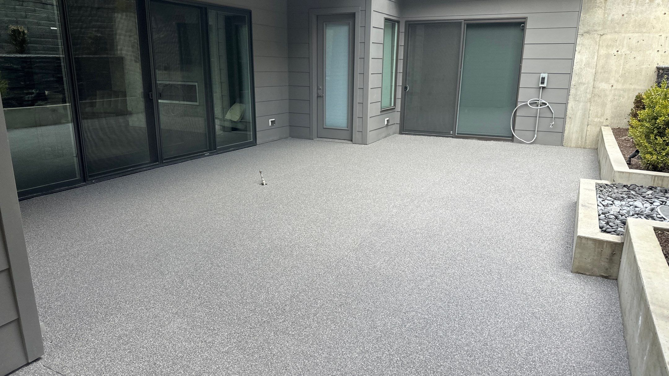 Patio Transformation using Greystone 1/8" by Croc Coatings, LLC