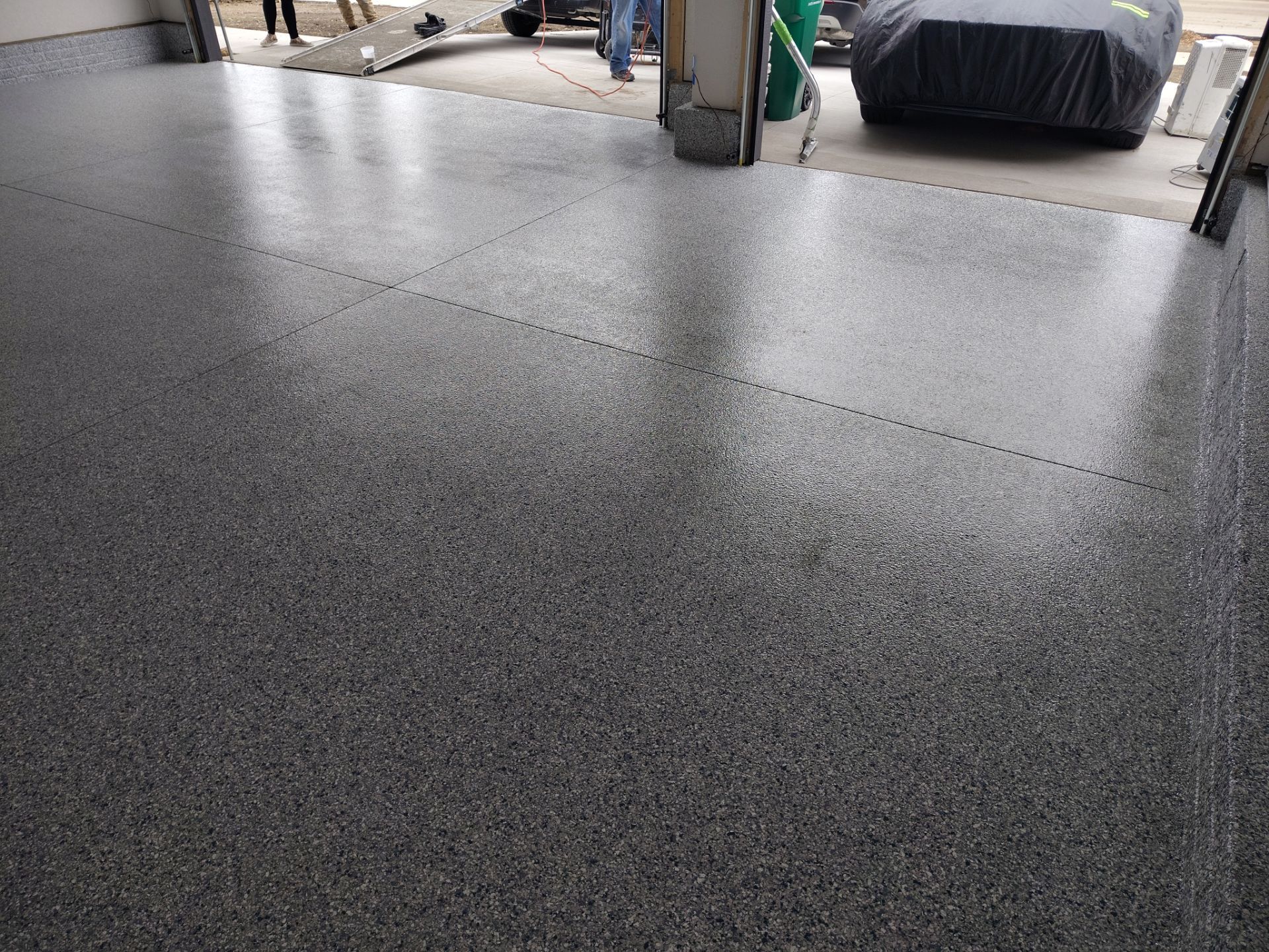 Ankeny, IA Tidal Wave Garage Floor 🌊 by Revival Concrete Coatings