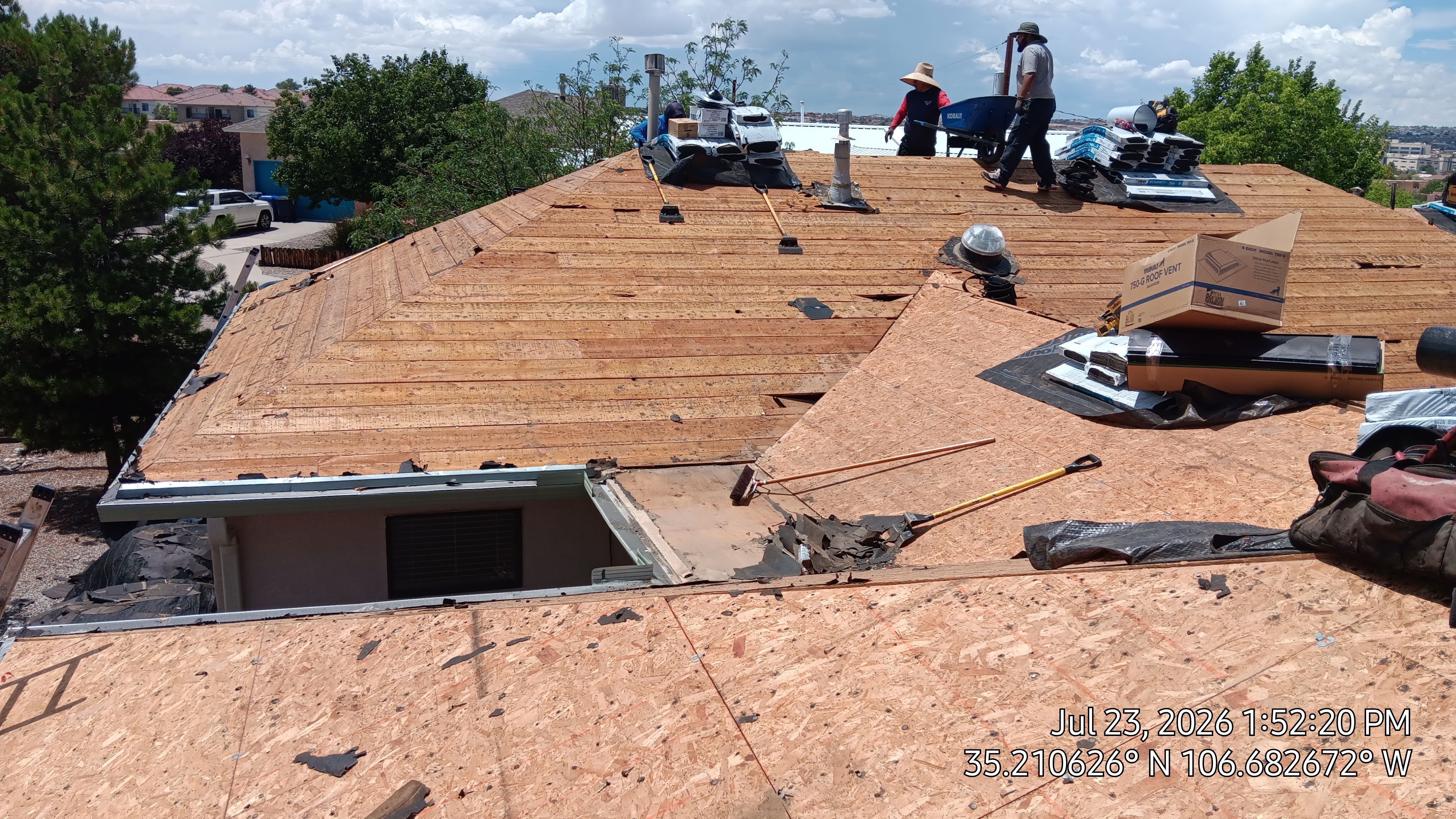 Full Shingle Roof Replacement in Northwest Albuquerque by Doyle Roof Masters Inc