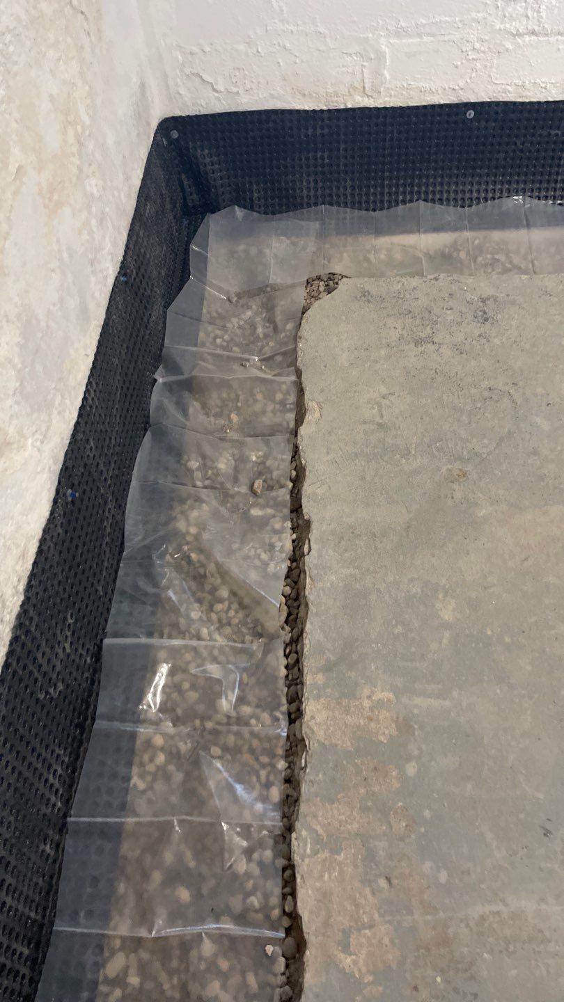 Interior Drain Tile & Wall Drainage in Northeast Minneapolis by Waterproofing Northeast