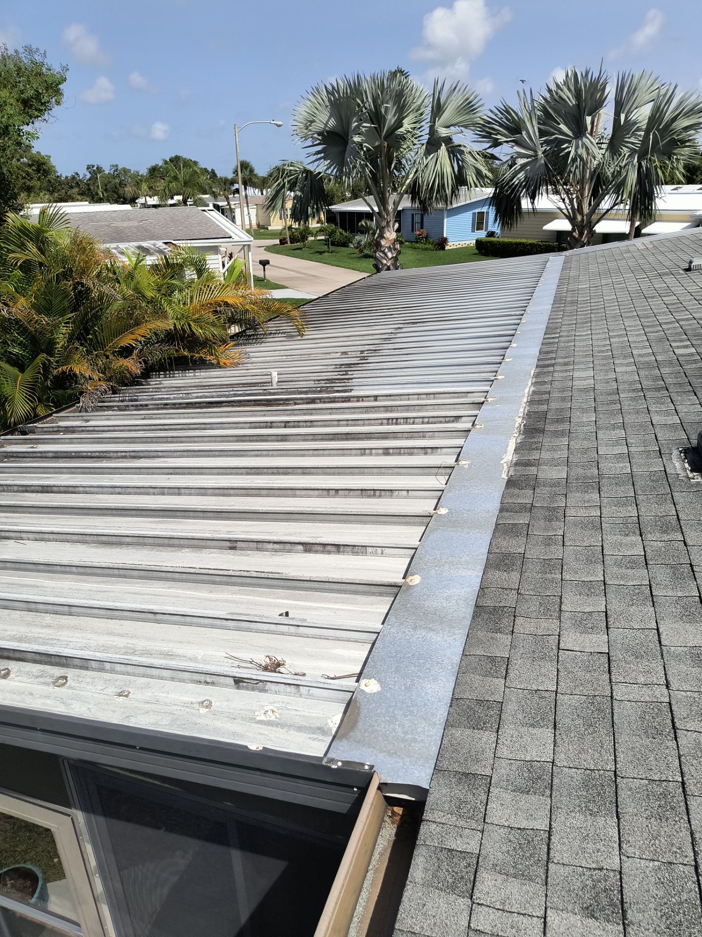 Aluminum Seamless Gutters using gutter cleaning in Sarasota FL by Gutter Professors