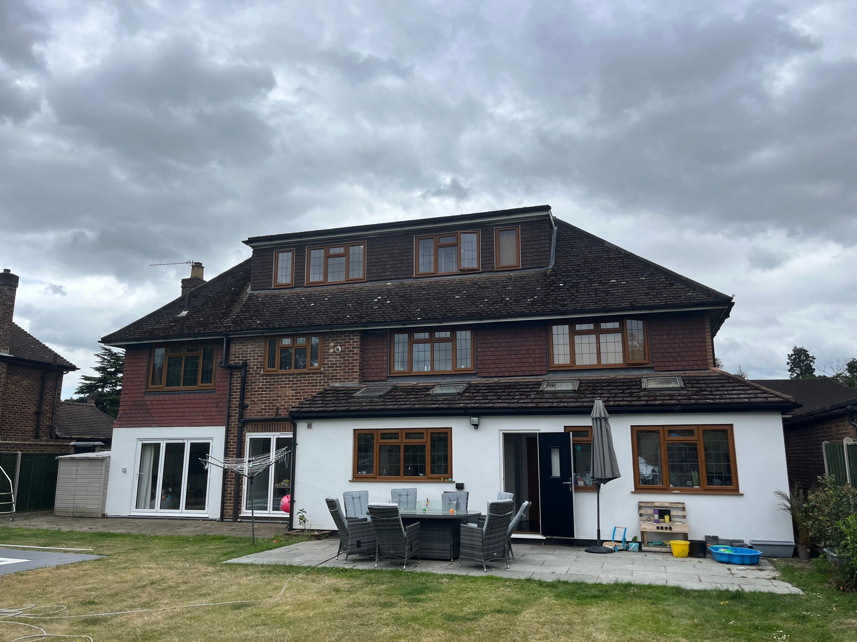 Roof - Driveway - Patio Clean using Mosmatic FSC and Biocide by Ges Exterior Cleaning ltd