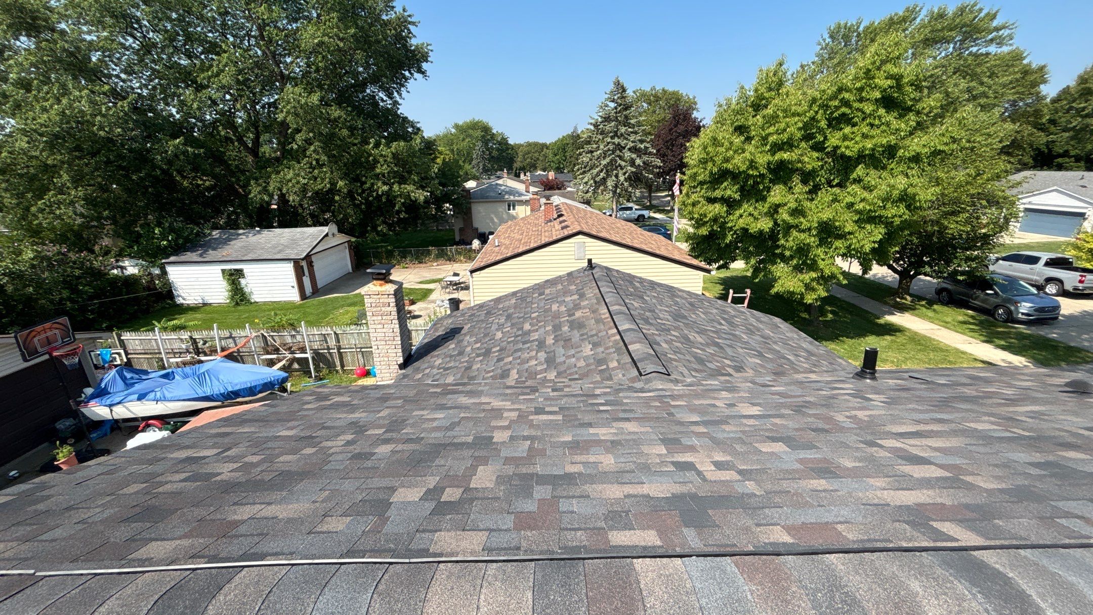 Roof Replacement using Owen Black Sable by 180 Contractors