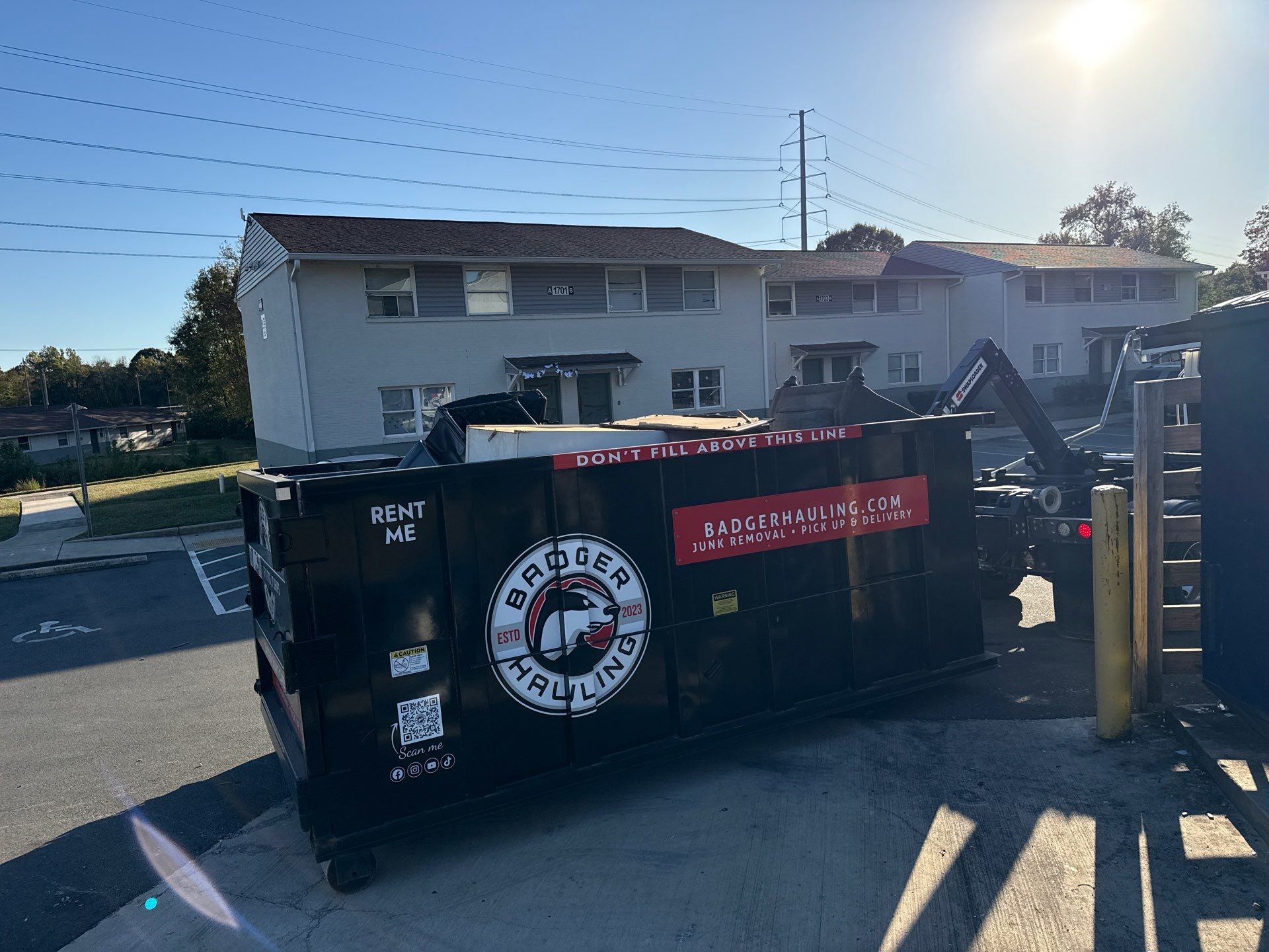 Project in Monroe by Badger Hauling