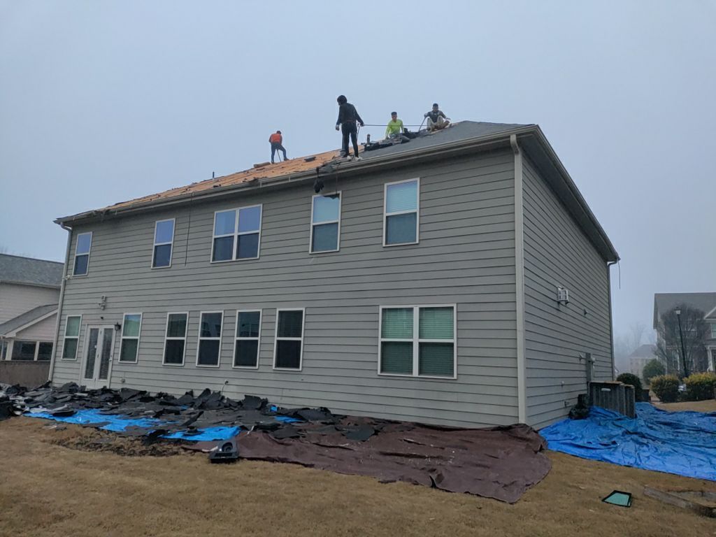 Residential Roofing Installation using Owens Corning by Inspector Roofing and Restoration