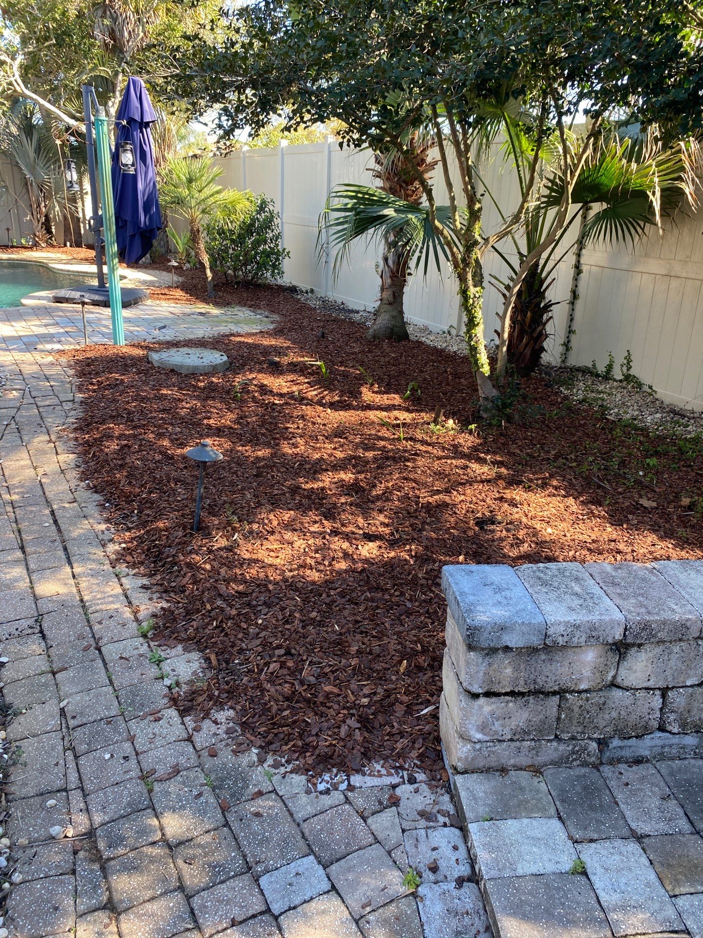 Residential | Mulch and Rock Install by ProGreen Services