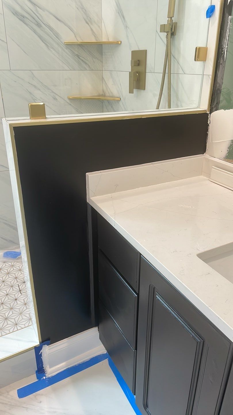 Woods Trace - Bathroom Remodel  by Pillar and Pine