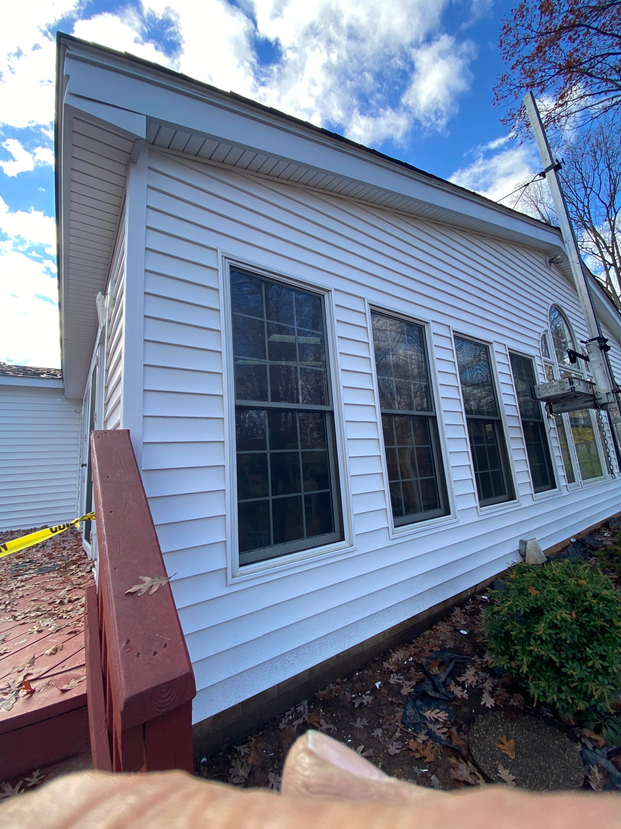 Springfield CertainTeed Charcoal Black Roof & CertainTeed Colonial White Siding by RM Banning, Inc.