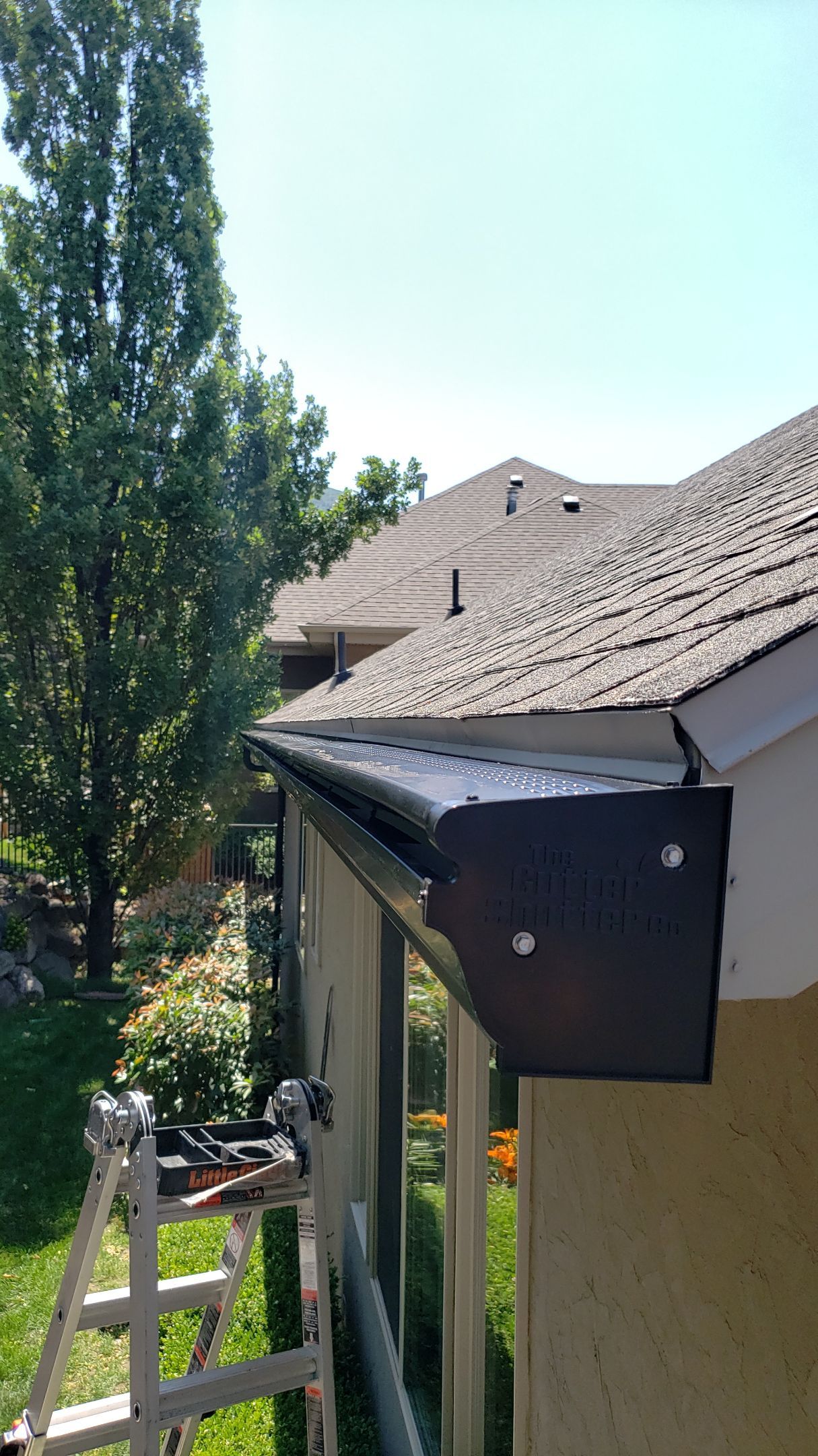Project in Cottonwood Heights by Emerald Gotcha Gutters 
