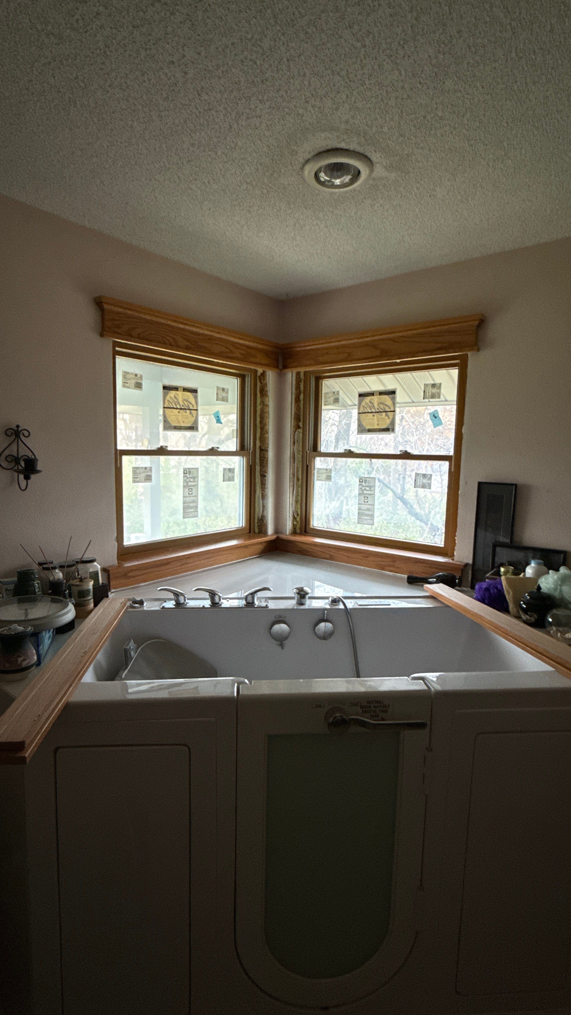 A Clean Window Upgrade Ready for New Siding with Pella Lifestyle Series by United Windows and Siding LLC