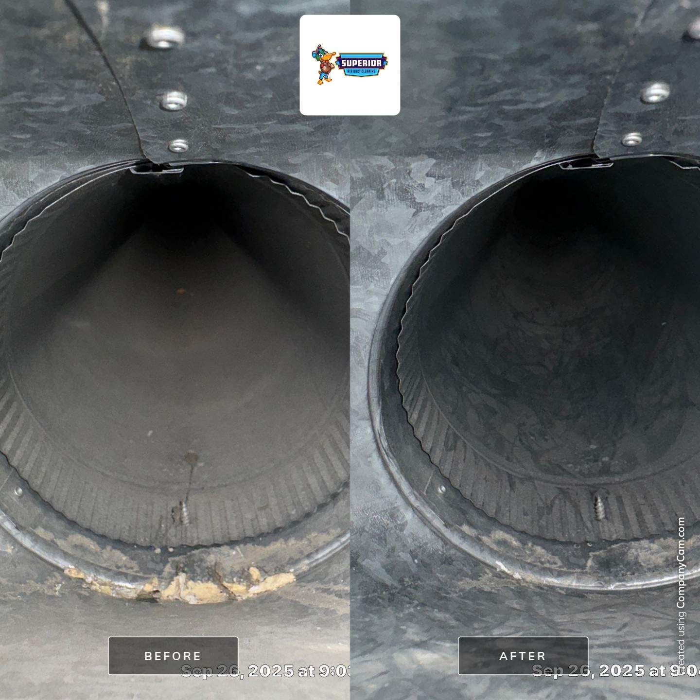Air Duct Cleaning With a Vacuum Truck in Grove City, PA by Superior Air Duct Cleaning