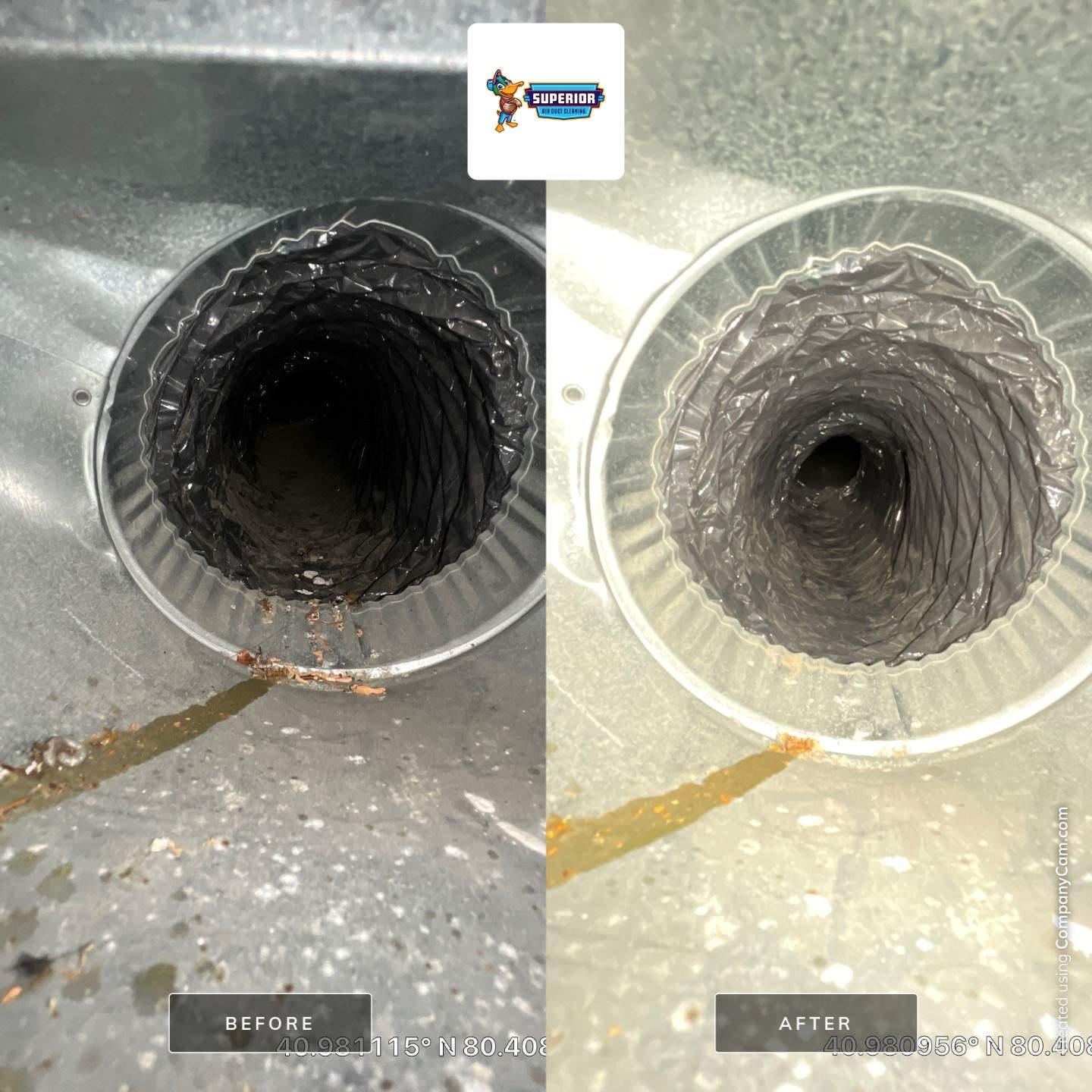 Air Duct Cleaning With a Vacuum Truck in New Castle, PA by Superior Air Duct Cleaning