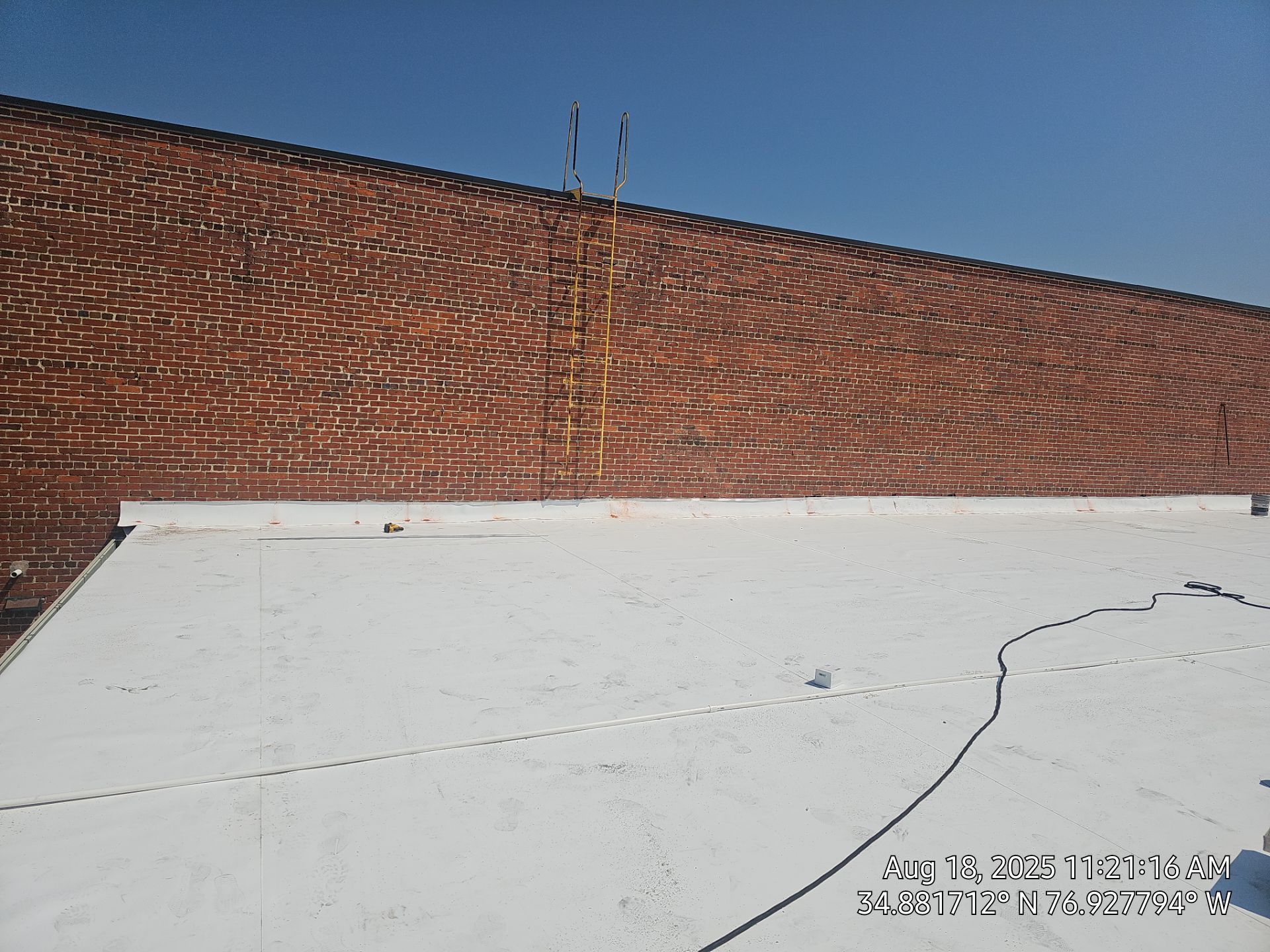 Project in Kinston by Roofing Solutions