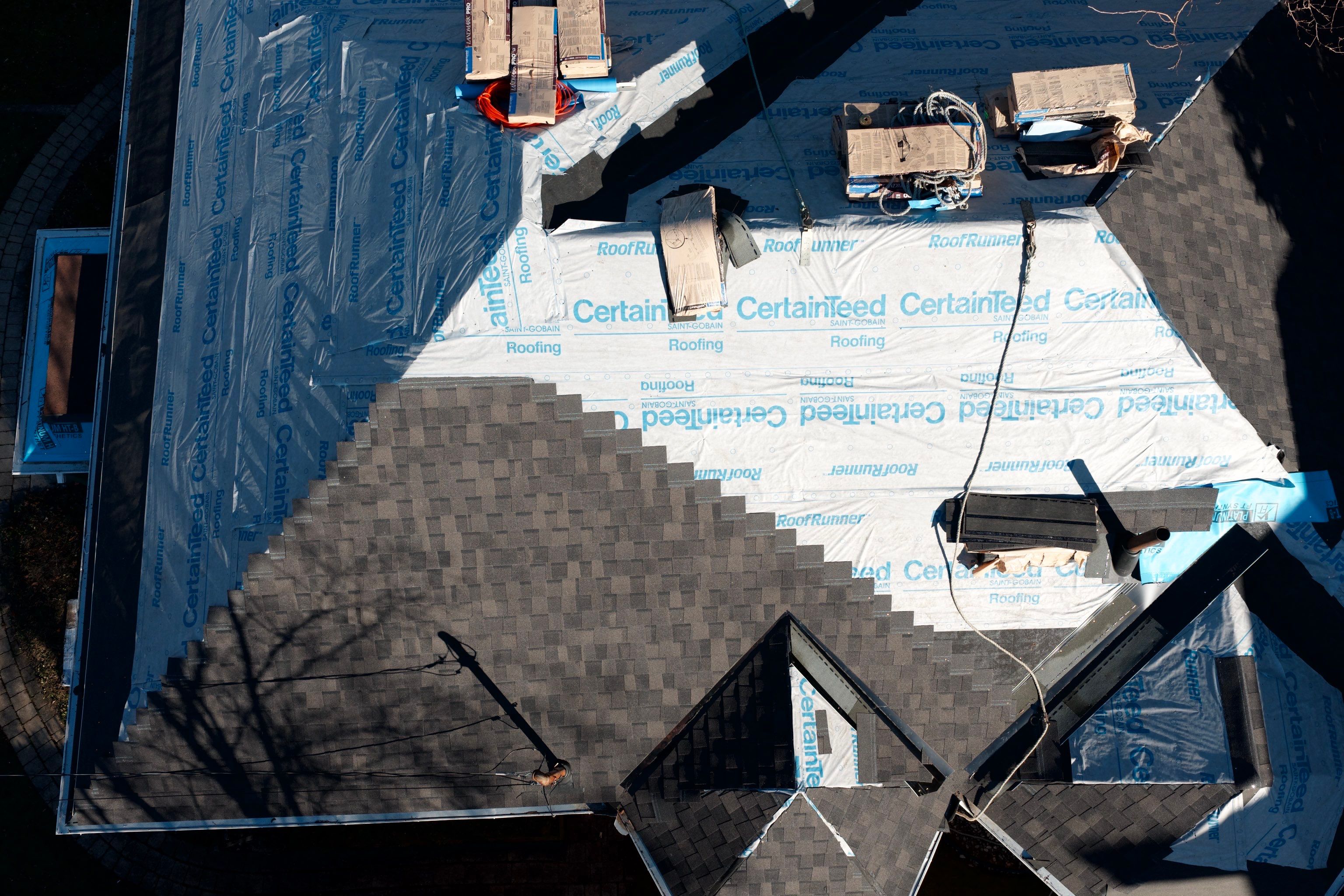 Project in Hamilton by The Roofing Crew