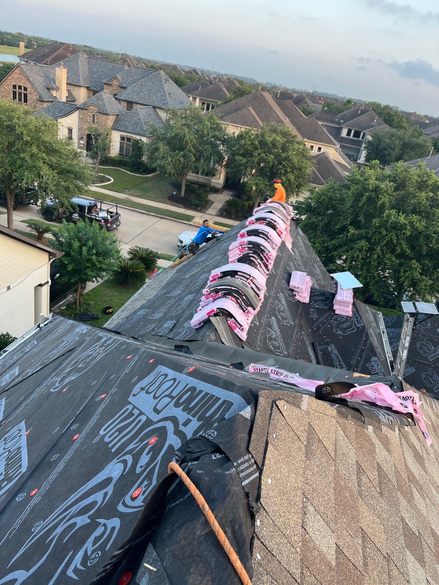 Residential Roofing Repair using Owen's Corning Duration (Lifetime) Shingles by Roof Repair Company
