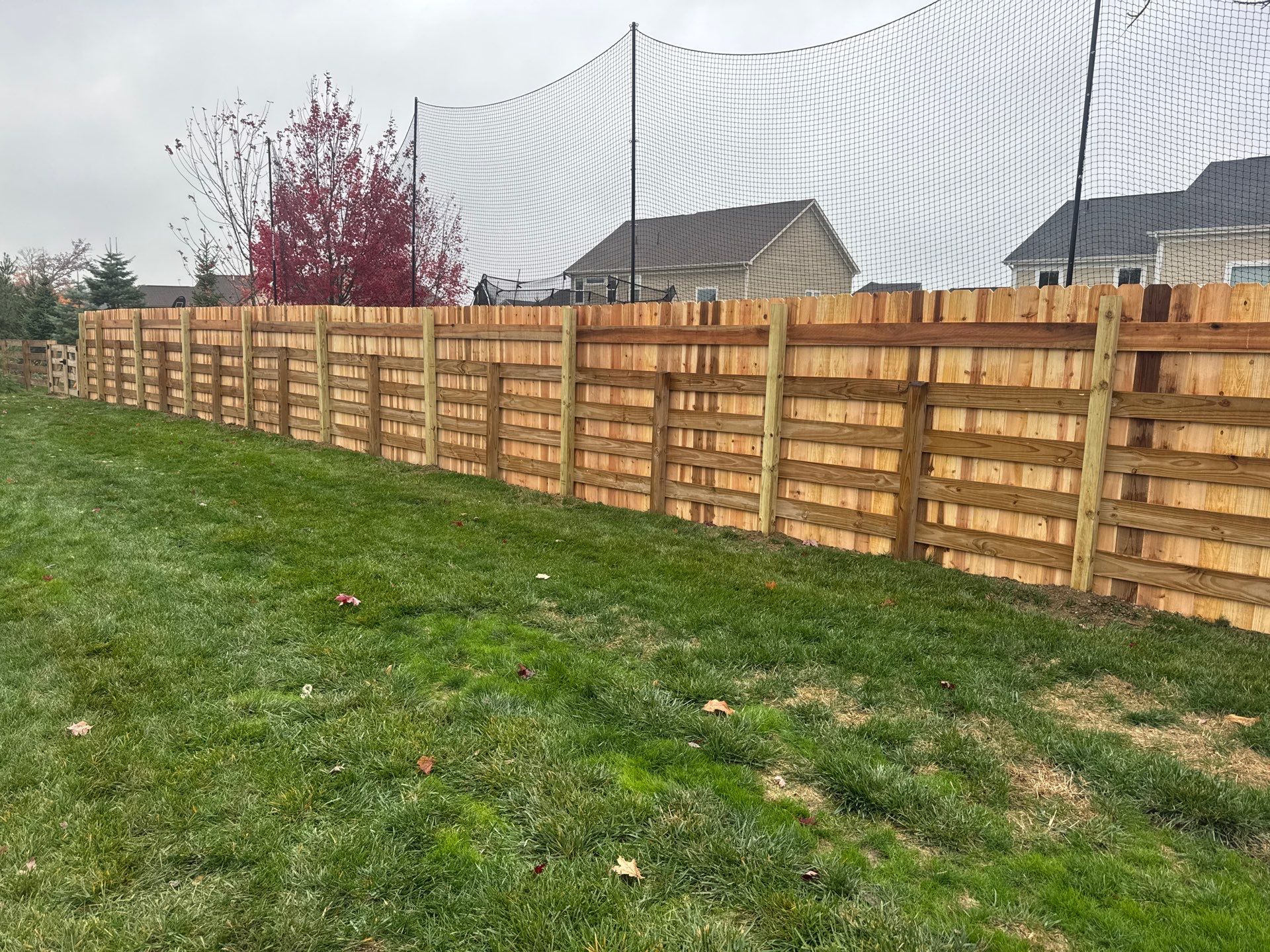 Convert Corral Fence into Privacy Fence by Farmer Home Solutions