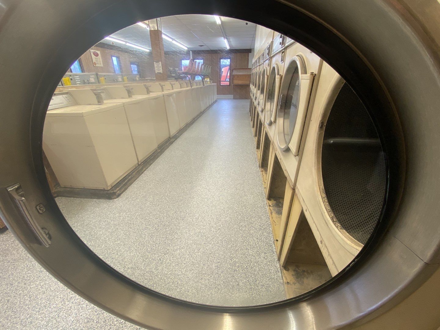 Laundromat Floor using Tidal Wave by Your1DayFloor.com