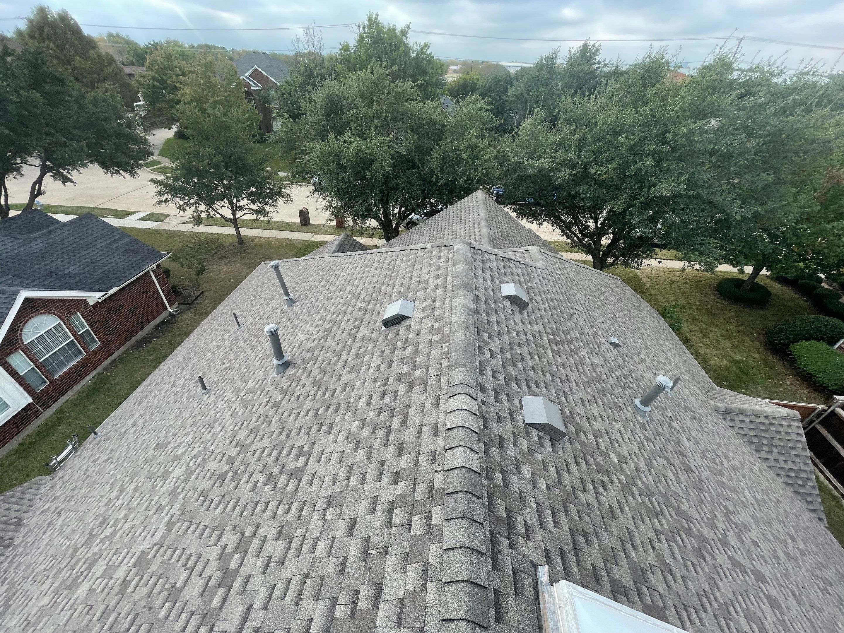 Residential Roofing Installation using GAF Timberline HDZ Weathered Wood by OneSource Roofing and Restoration