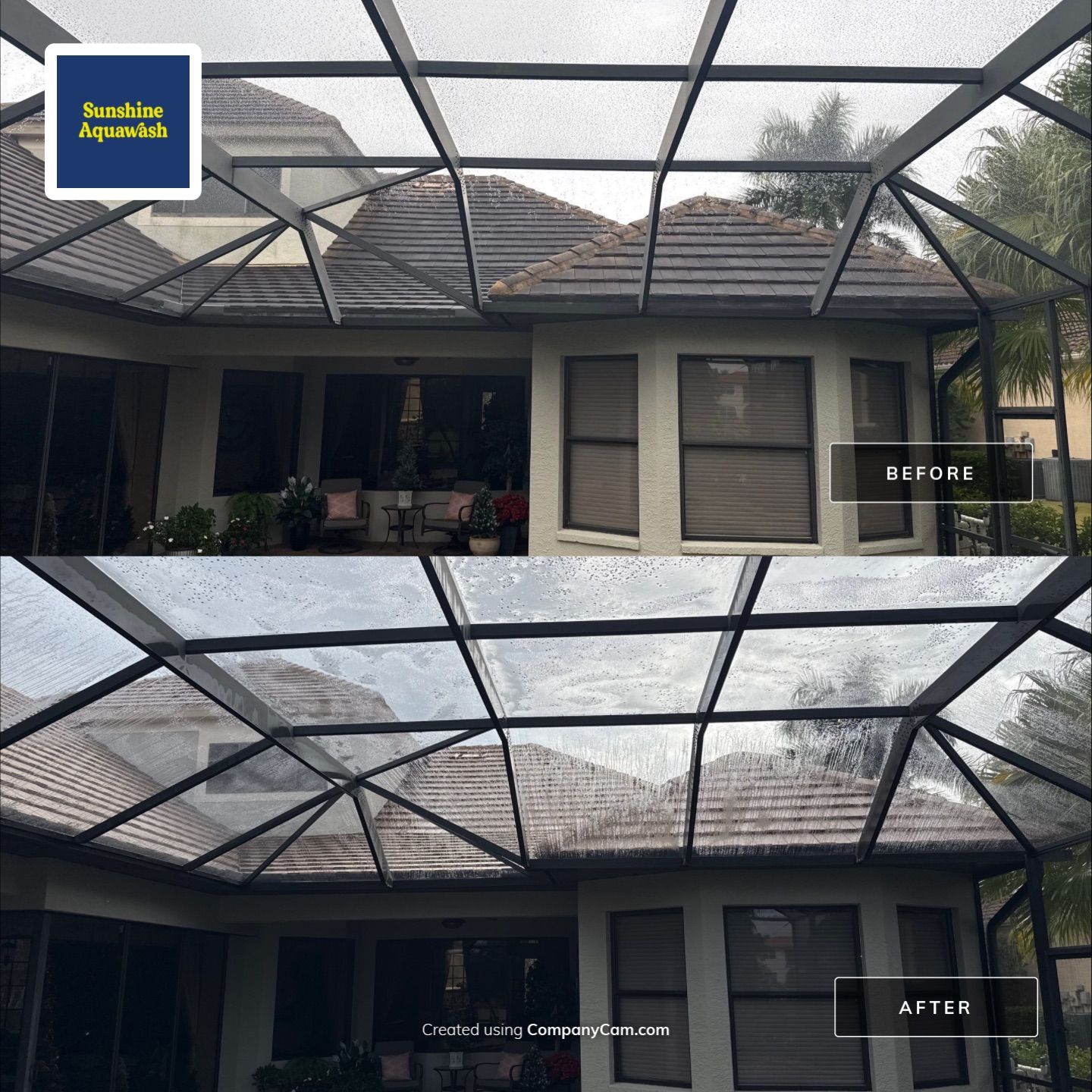 Tile Roof, Gutter & Pool Cage Cleaning – Lakewood Ranch Country Club, Lakewood Ranch, FL by Sunshine AquaWash