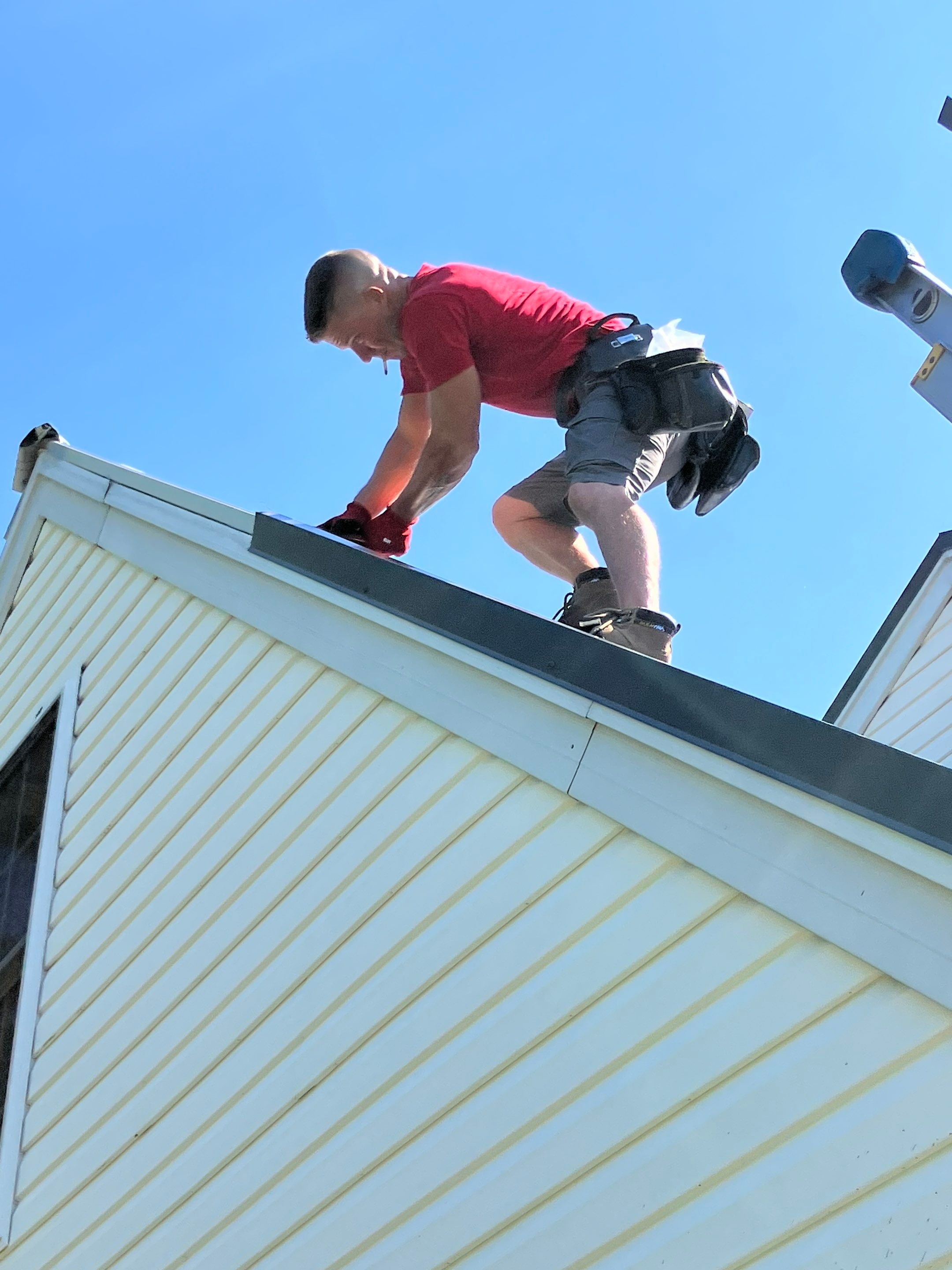 12" Mechanical Seam by Teflon Roofing