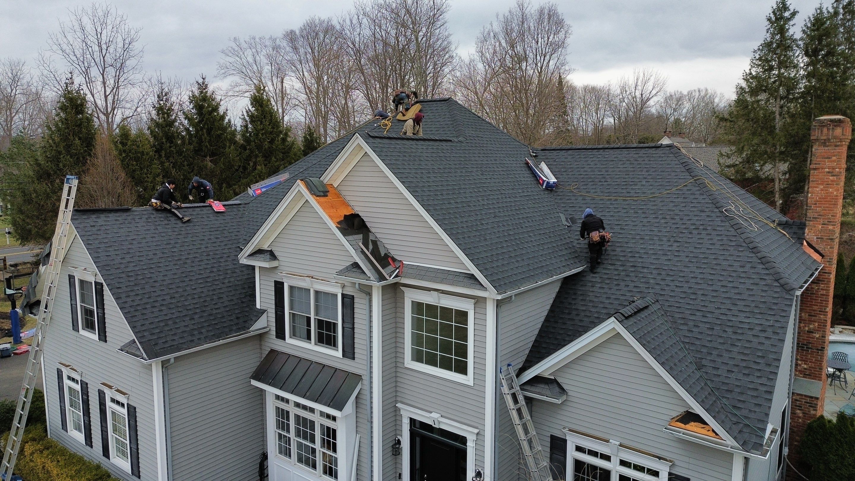 Federowicz Roof Completion by Royal Restoration CT 