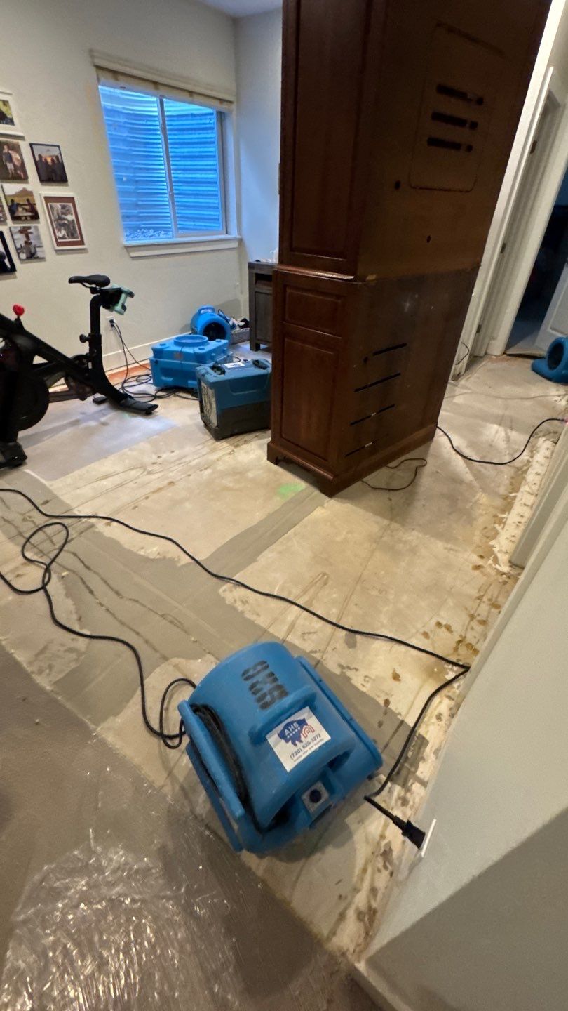 Water Damage Project in Denver by Accountable Home Services
