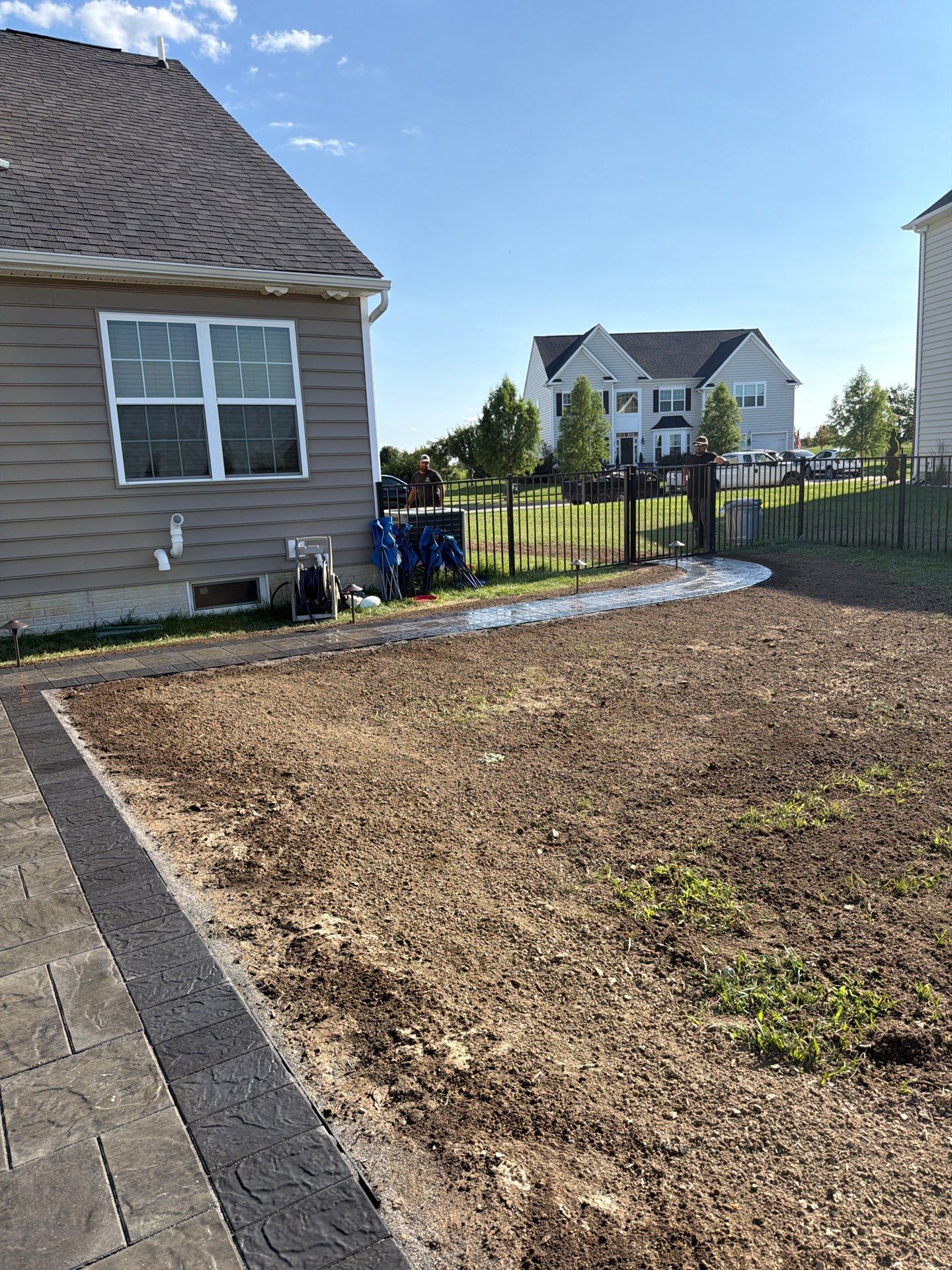 🏡 BELGARD PAVER PATIO WITH DECK STEPS IN MIDDLETOWN, DELAWARE 🔥🧱✨ by Studio G Indoor Spaces & Outdoor Living