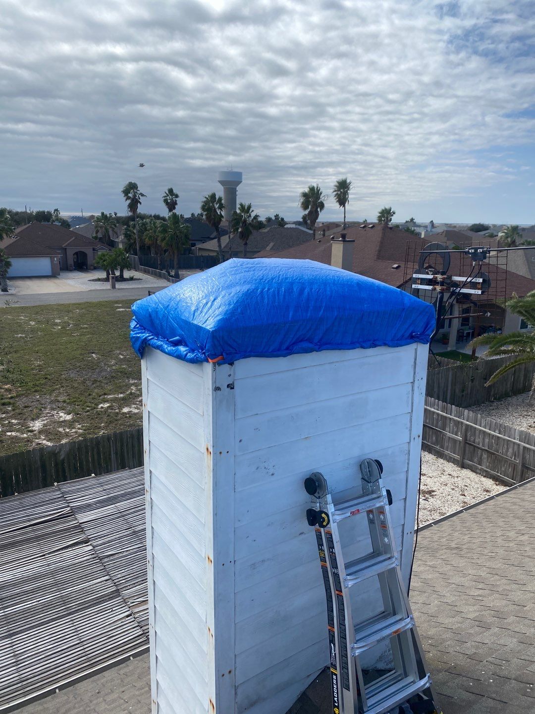 Residential Roofing Repair using Custom Fabricated Stainless Steel by Lighthouse Roofing