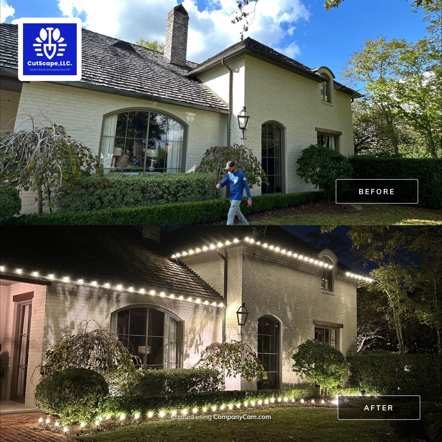 WINTER SERVICES: HOLIDAY LIGHTING C9 LED LIGHTING: ROOFLINE & LANDSCAPE by CutScape, LLC.