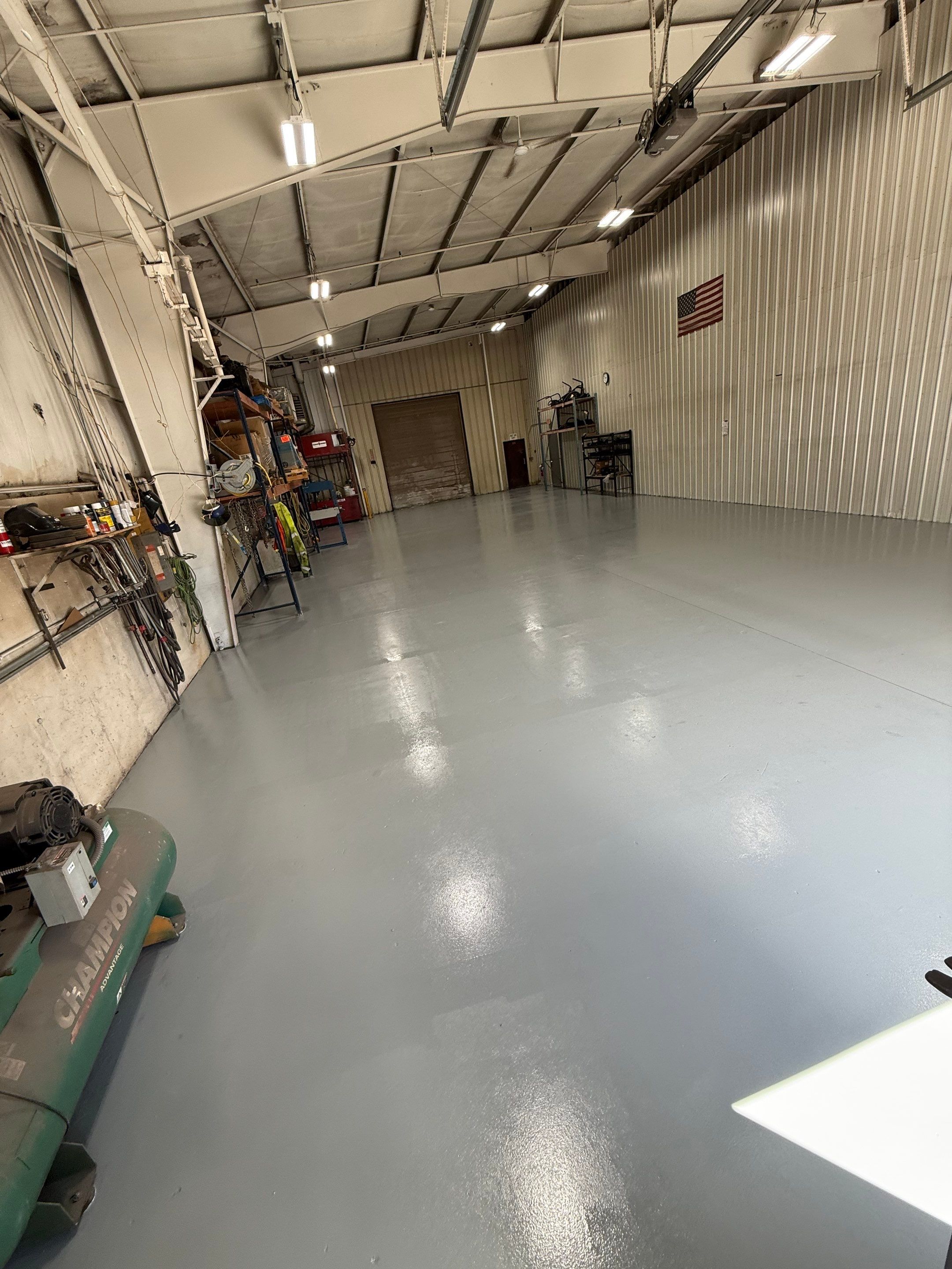 Commercial Concrete Coating and Floor Refinishing in Sioux Falls by Select Painting, Coatings & Garage Cabinets