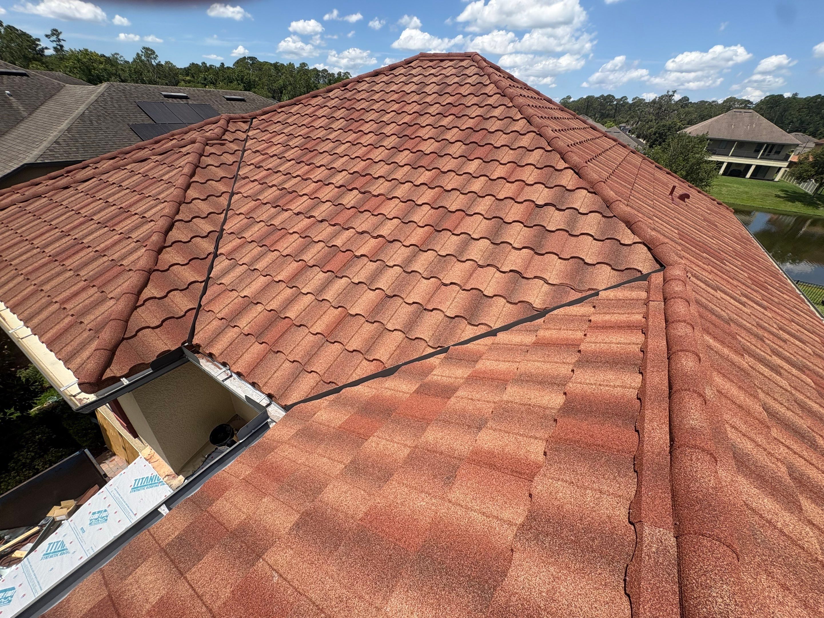 Tile Reroof Replacement Sanford FL by Pinnacle Roofing Group